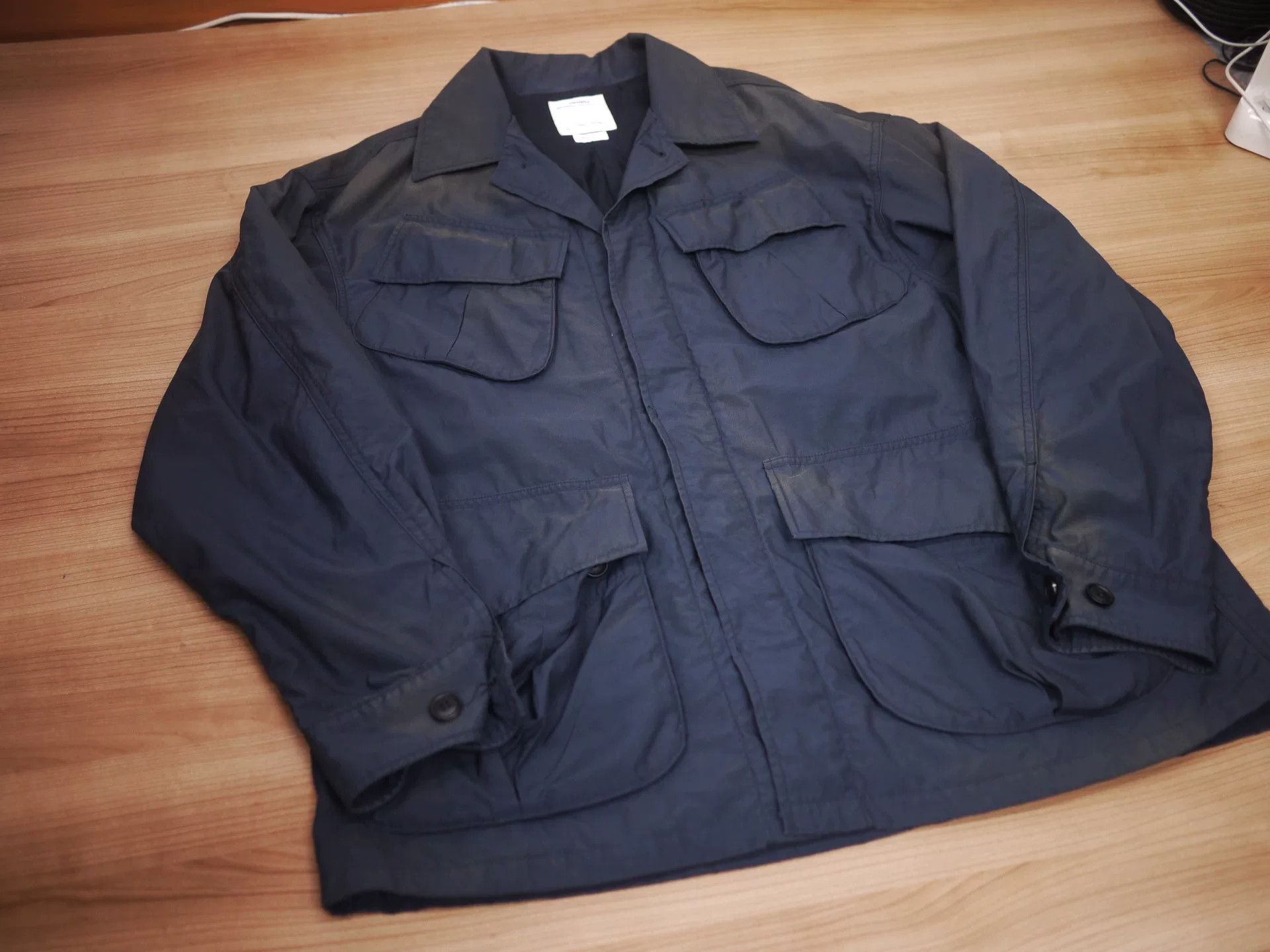 Visvim visvim tropical combat jacket in navy Size US L / EU 52-54 / 3 - 2 Thumbnail