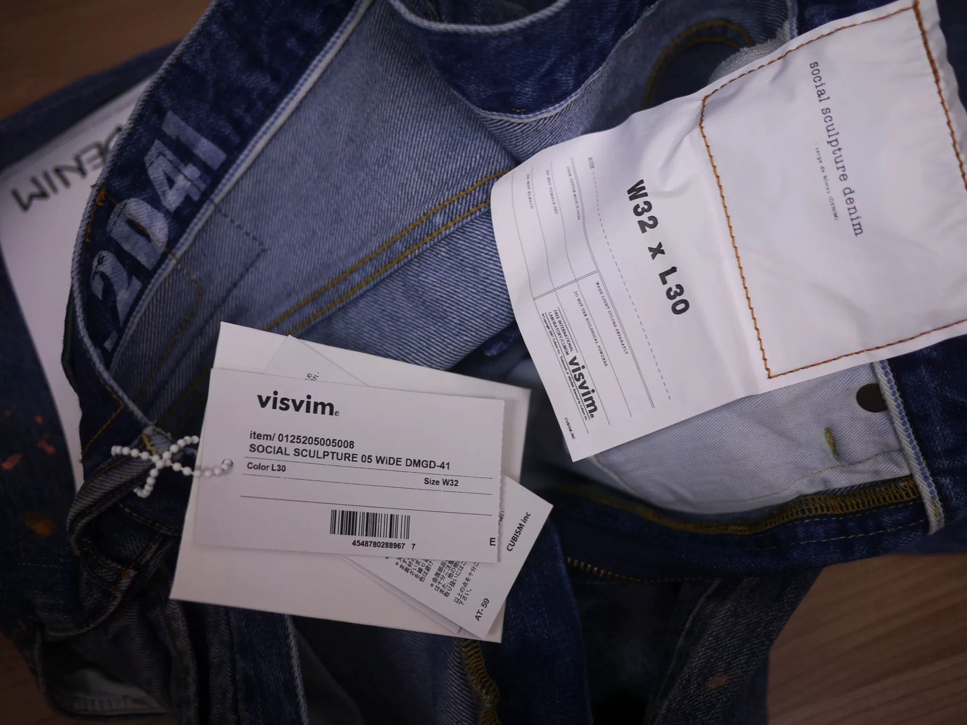 Visvim visvim social sculpture wide-leg jeans Size US 32 / EU 48 - 8 Thumbnail