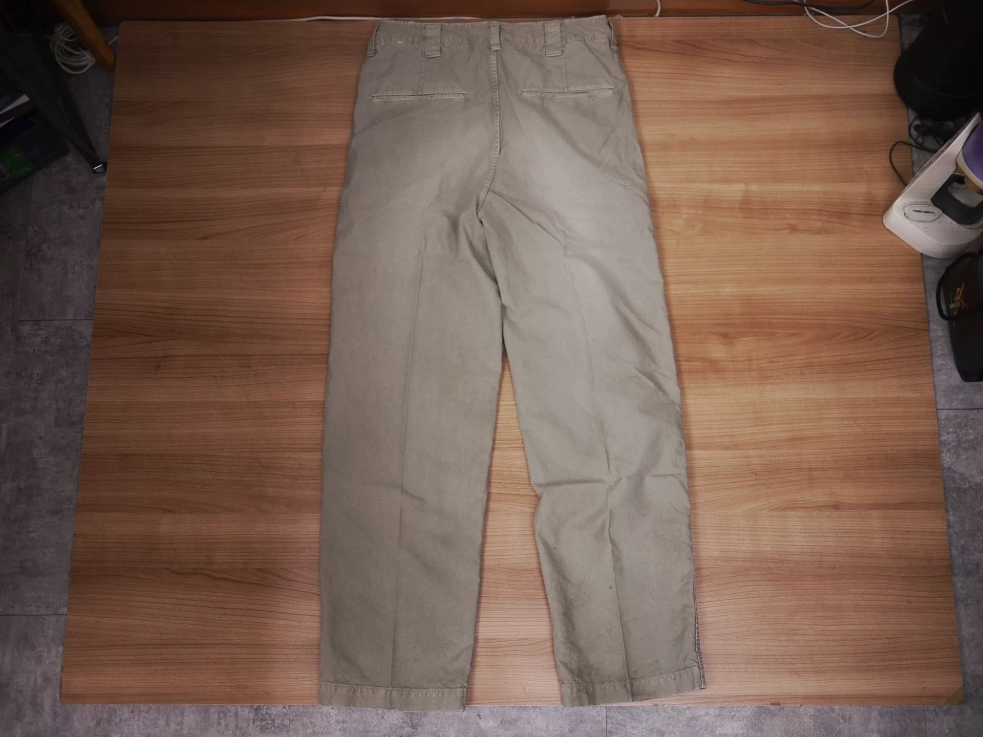 Visvim visvim wide chino pants in grey Size US 31 - 6 Thumbnail