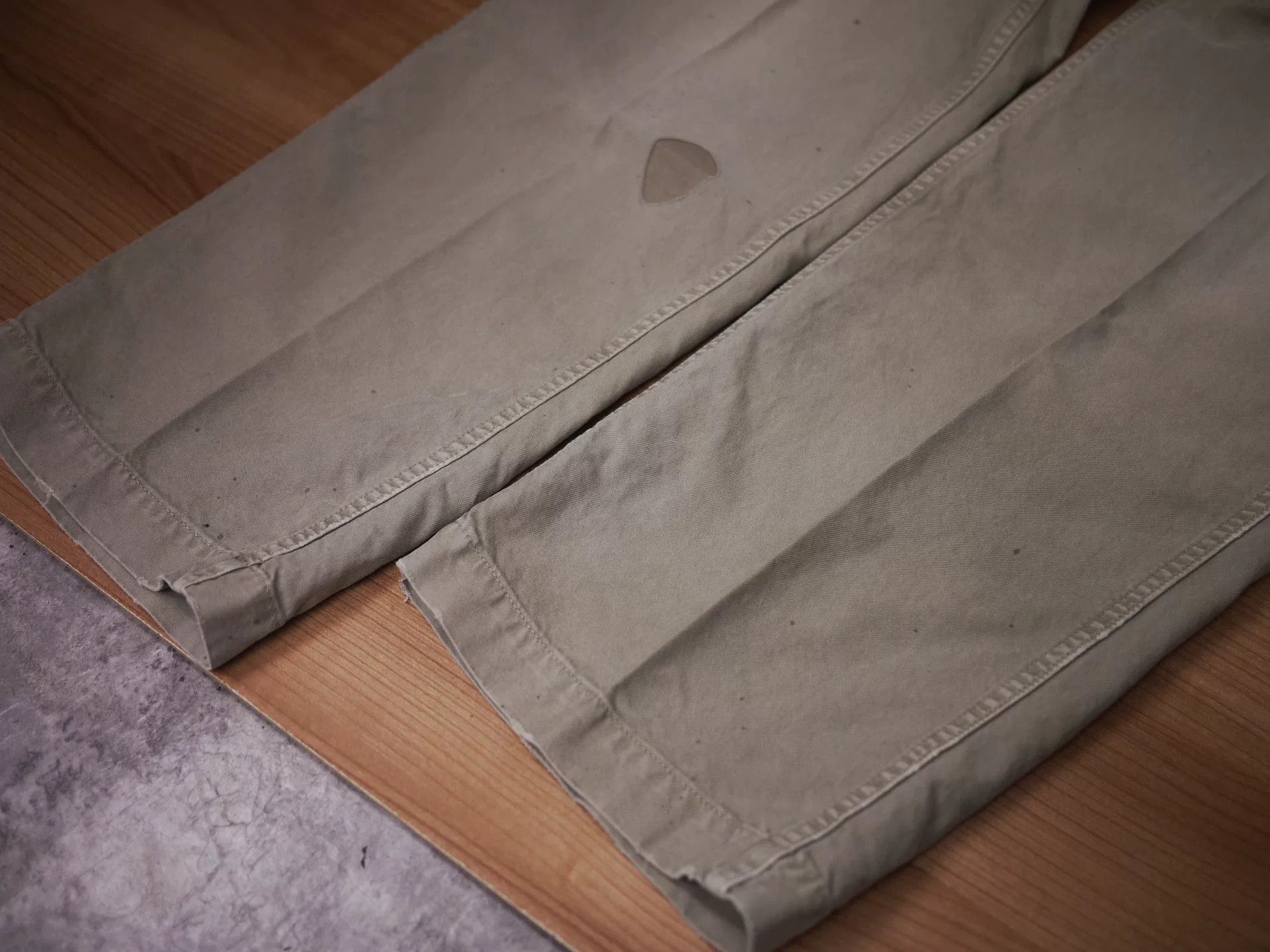 Visvim visvim wide chino pants in grey Size US 31 - 3 Thumbnail