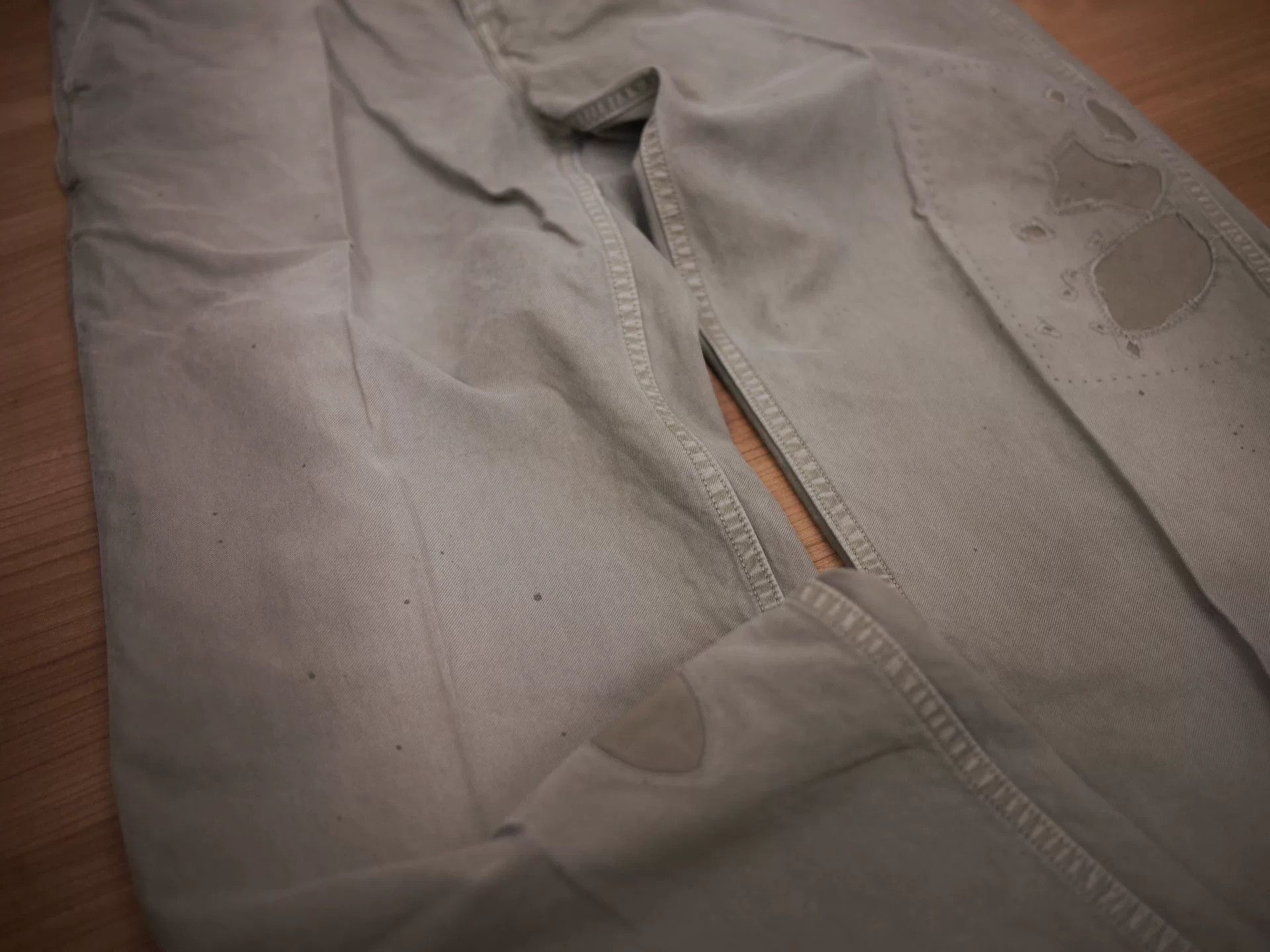 Visvim visvim wide chino pants in grey Size US 31 - 5 Thumbnail