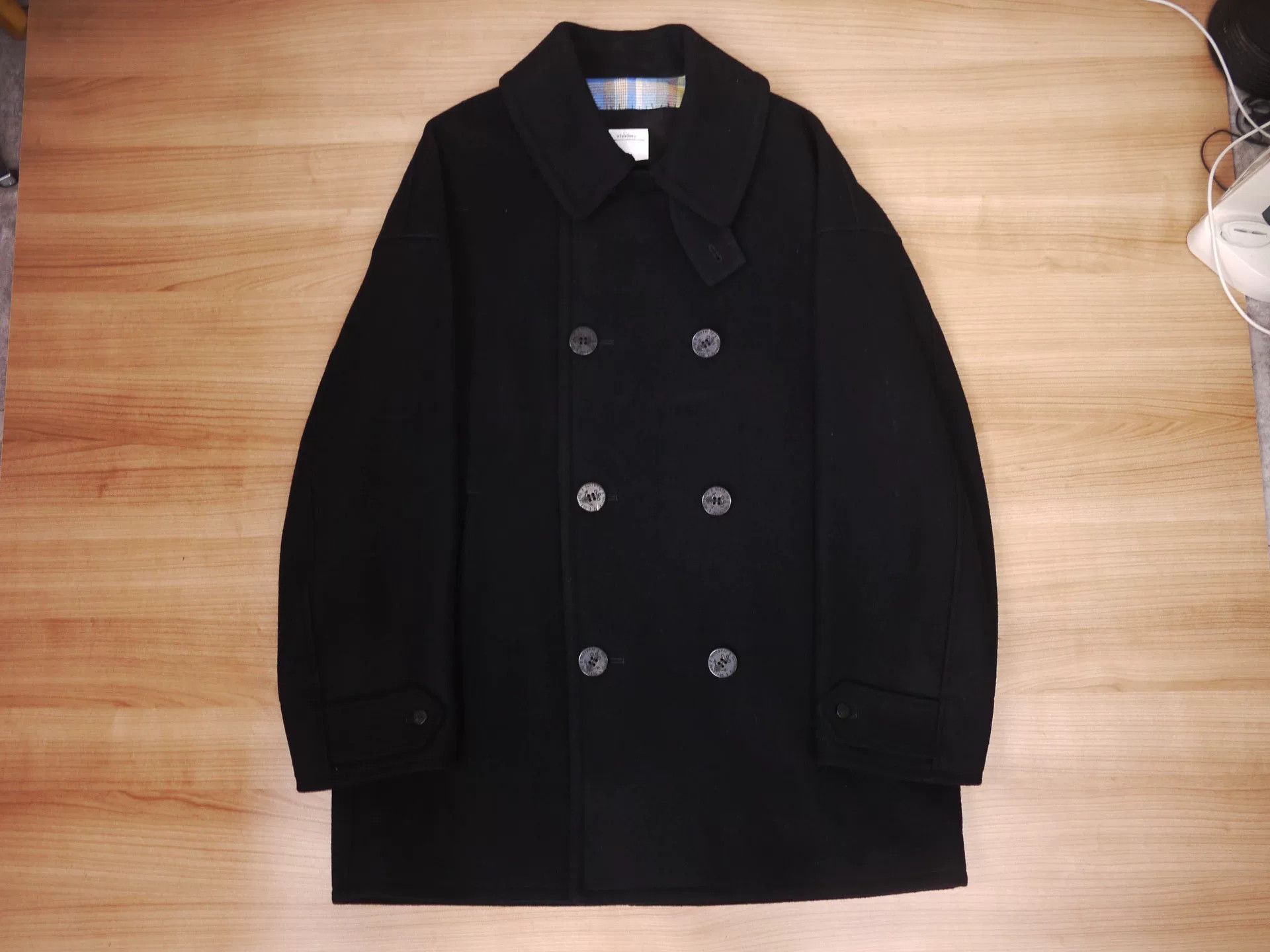 Visvim visvim lieutenant long p.coat in black Size US M / EU 48-50 / 2 - 3 Thumbnail