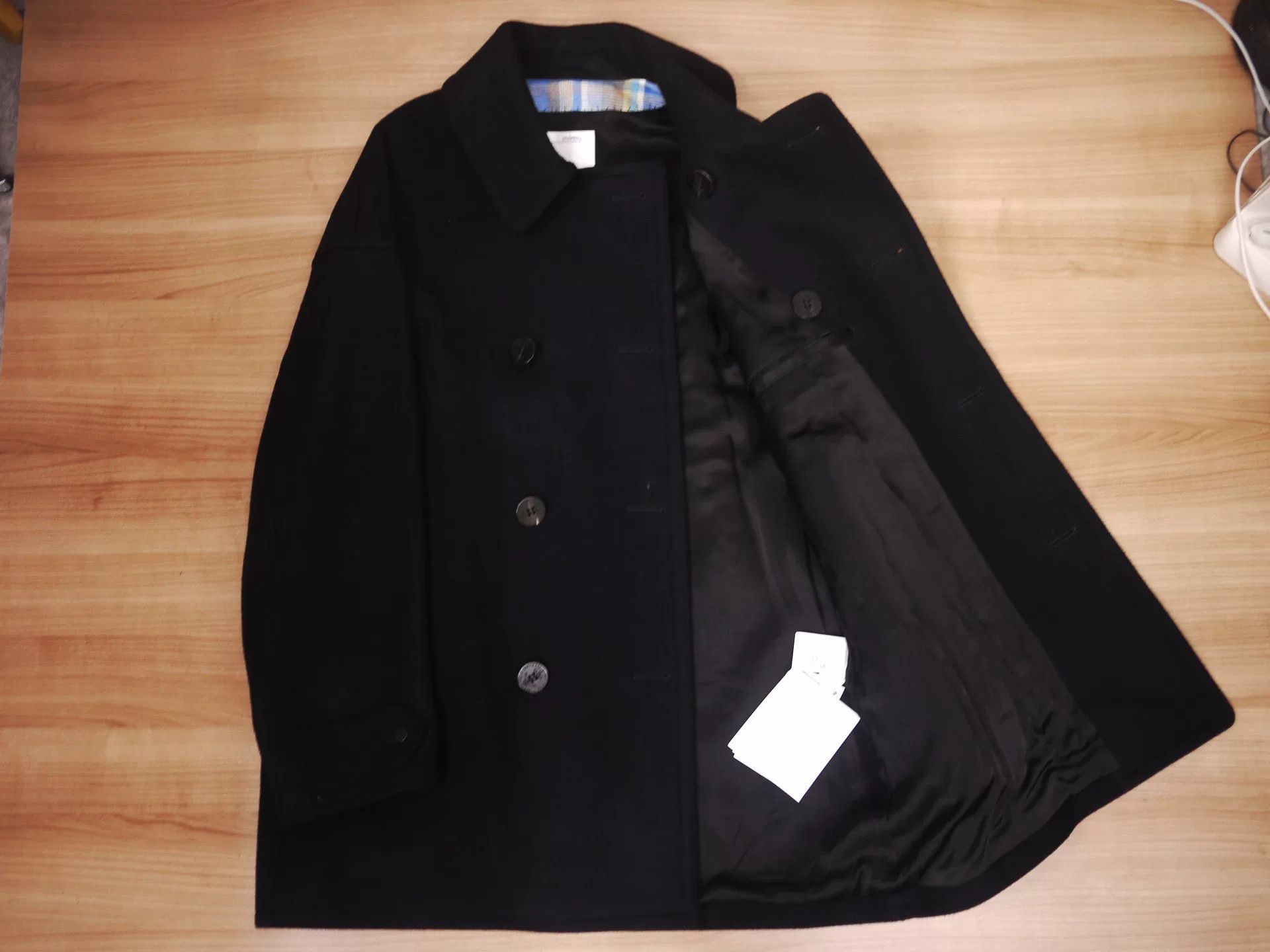Visvim visvim lieutenant long p.coat in black Size US M / EU 48-50 / 2 - 5 Thumbnail