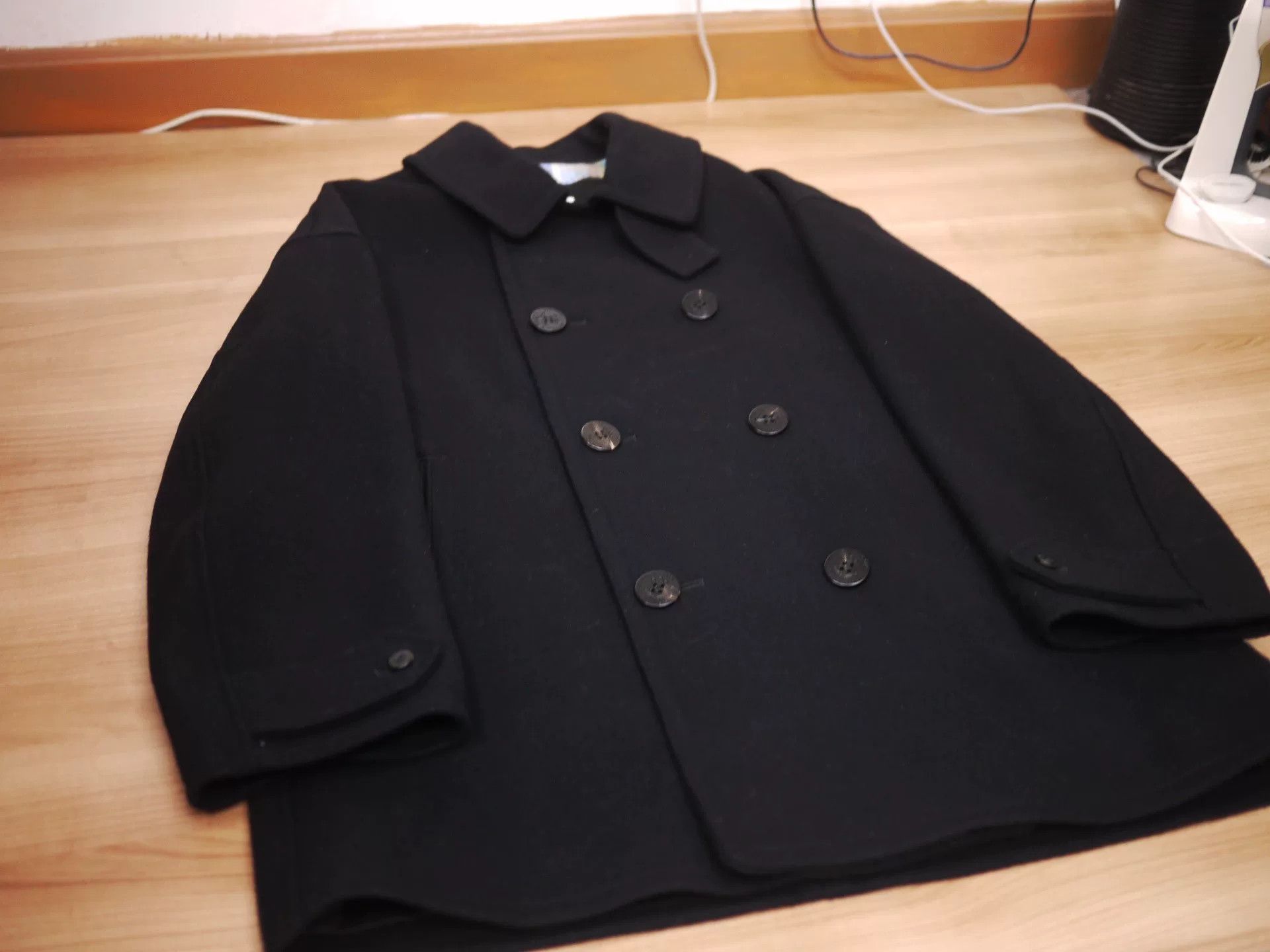 Visvim visvim lieutenant long p.coat in black Size US M / EU 48-50 / 2 - 4 Thumbnail