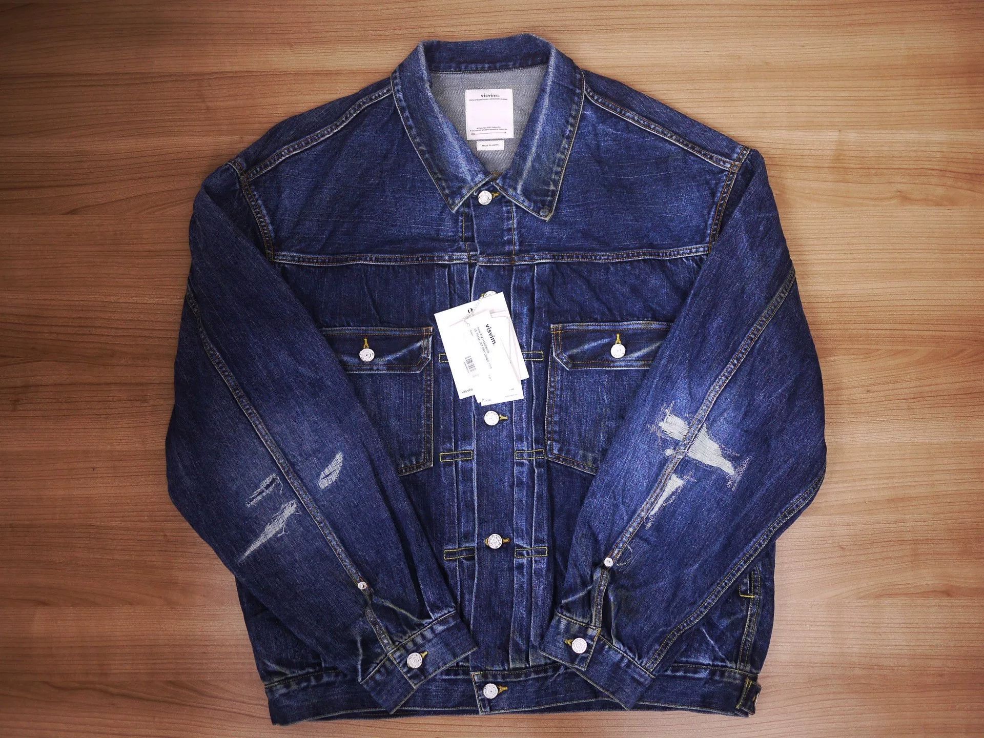 Visvim visvim 101xx denim jacket dry 1006 Size US L / EU 52-54 / 3 - 3 Thumbnail