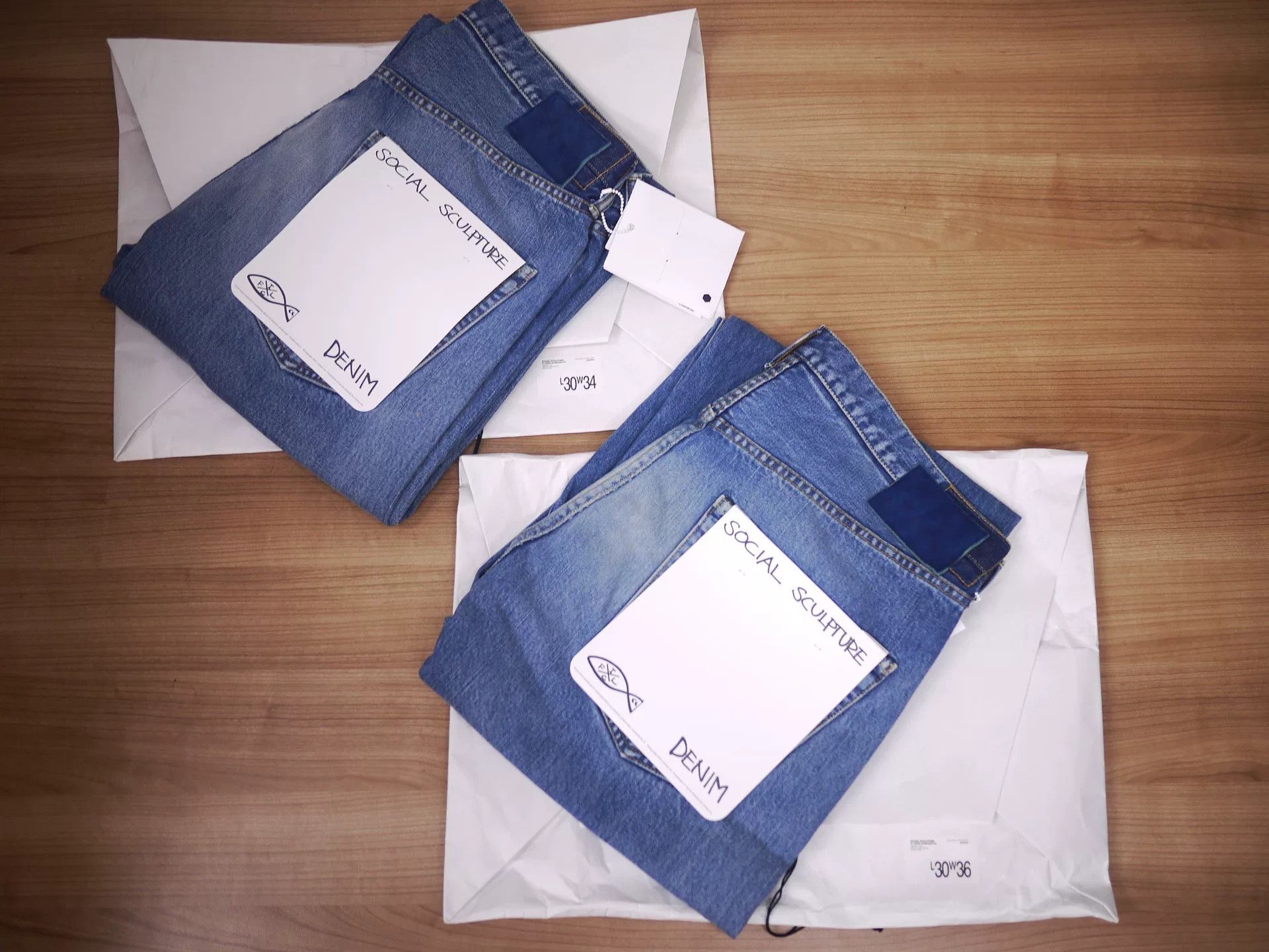 Visvim visvim social sculpture wide leg jeans Size US 34 / EU 50 - 9 Thumbnail