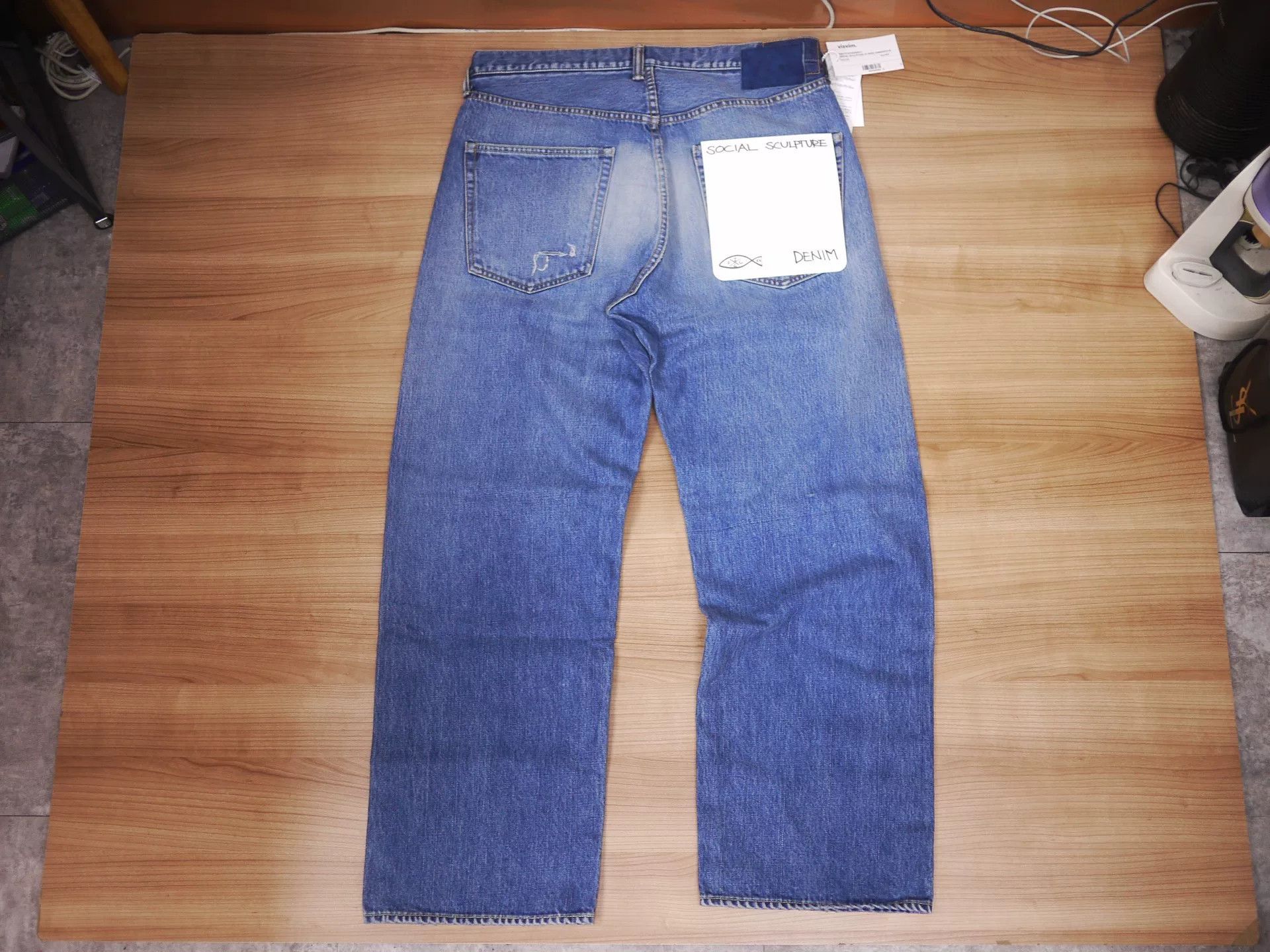 Visvim visvim social sculpture wide leg jeans Size US 34 / EU 50 - 7 Thumbnail