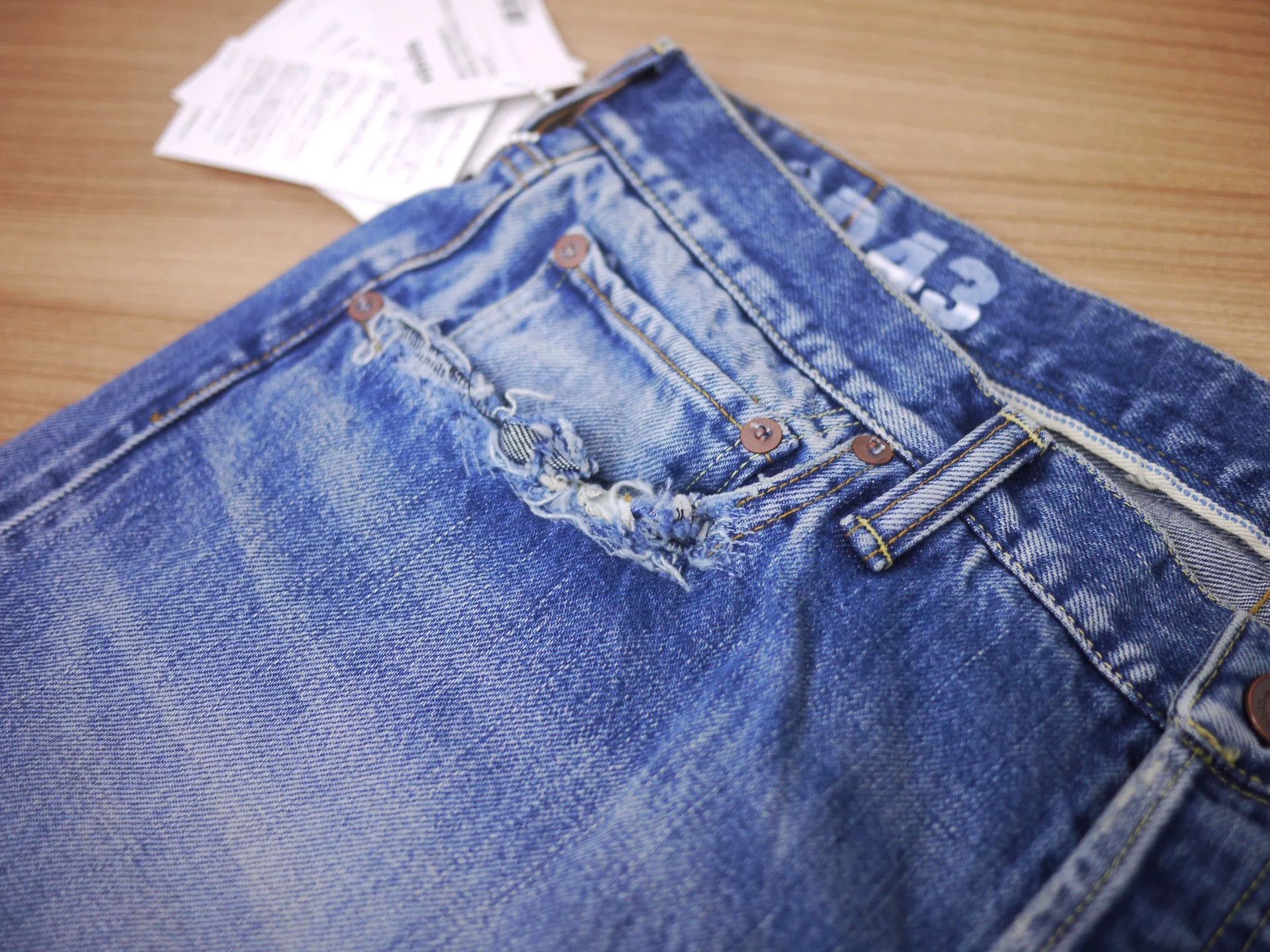 Visvim visvim social sculpture wide leg jeans Size US 34 / EU 50 - 5 Thumbnail