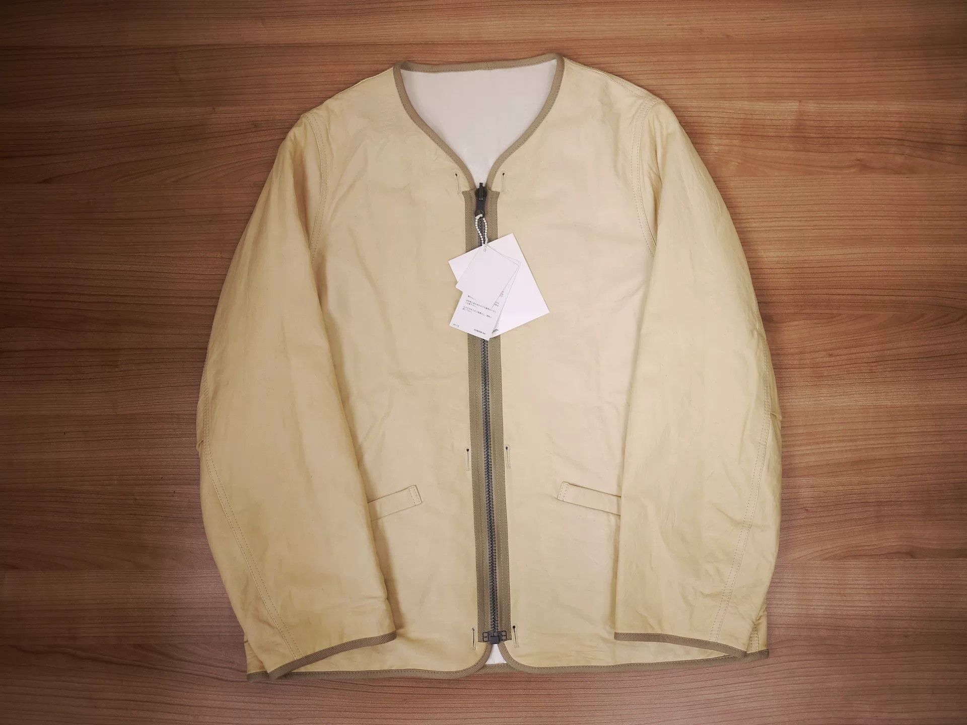Visvim visvim iris jacket in ivory color Size US M / EU 48-50 / 2 - 2 Thumbnail