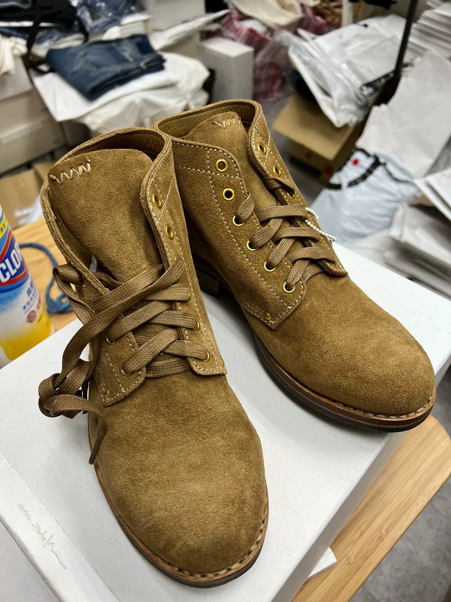 Visvim visvim brigadier boots folk w camel Size US 9 / IT 39 - 5 Thumbnail