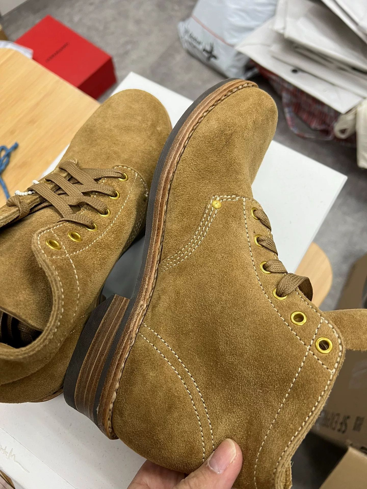 Visvim visvim brigadier boots folk w camel Size US 9 / IT 39 - 9 Thumbnail