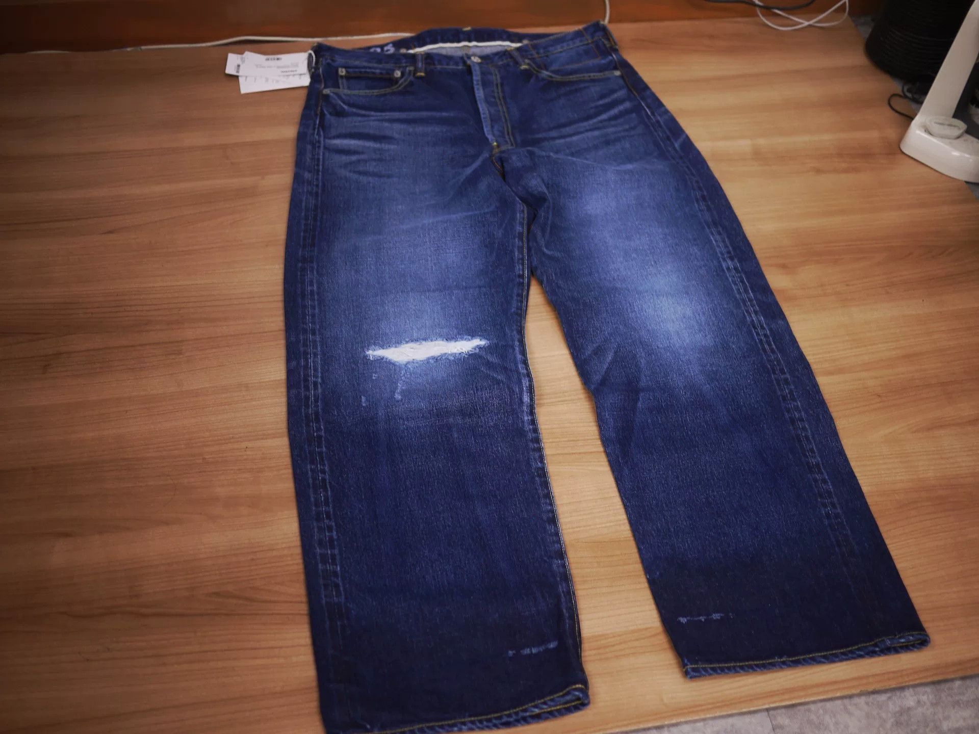 visvim social sculpture wide denim pants