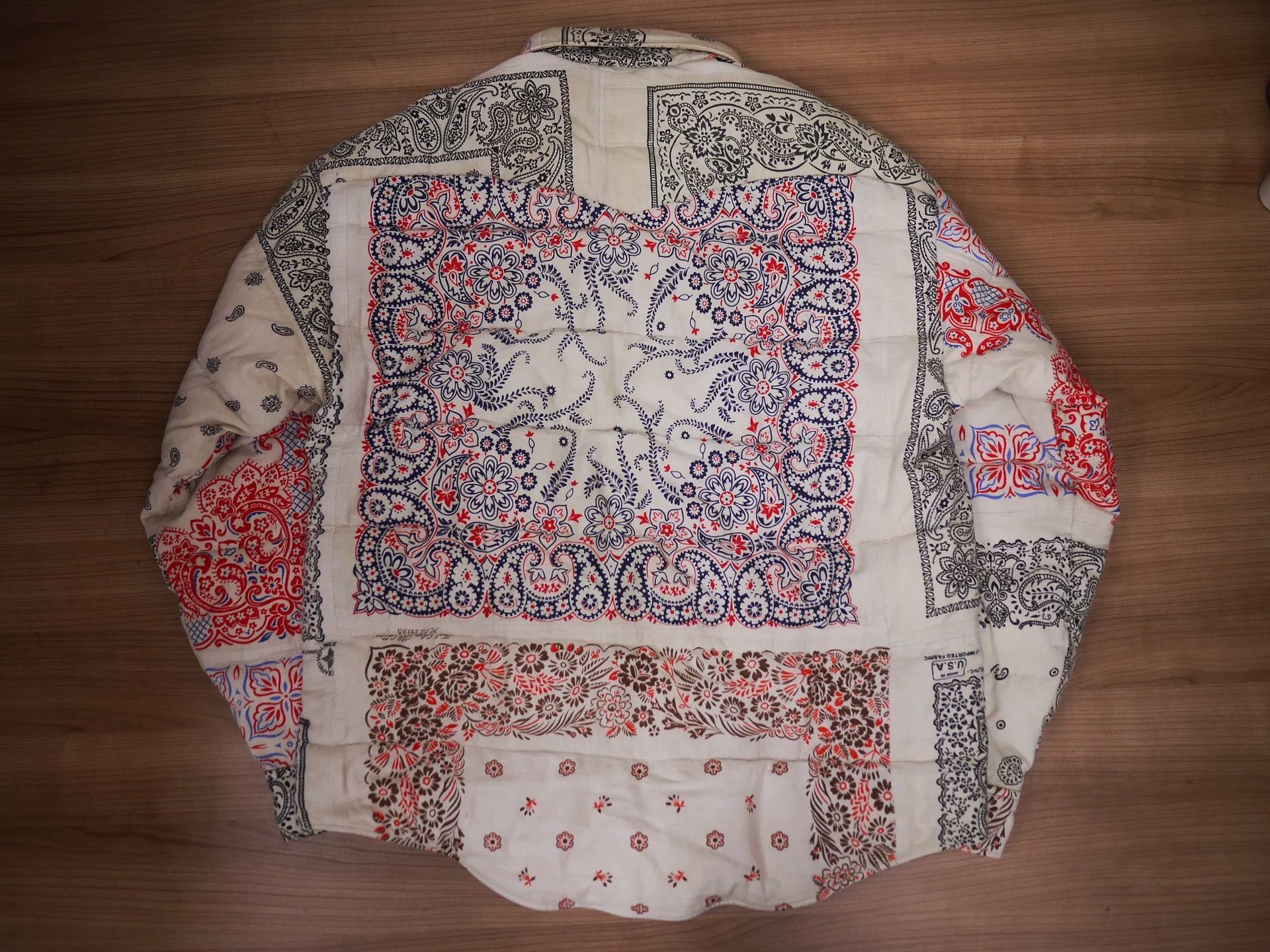Visvim visvim kerchief down jacket white bandana Size US M / EU 48-50 / 2 - 6 Thumbnail