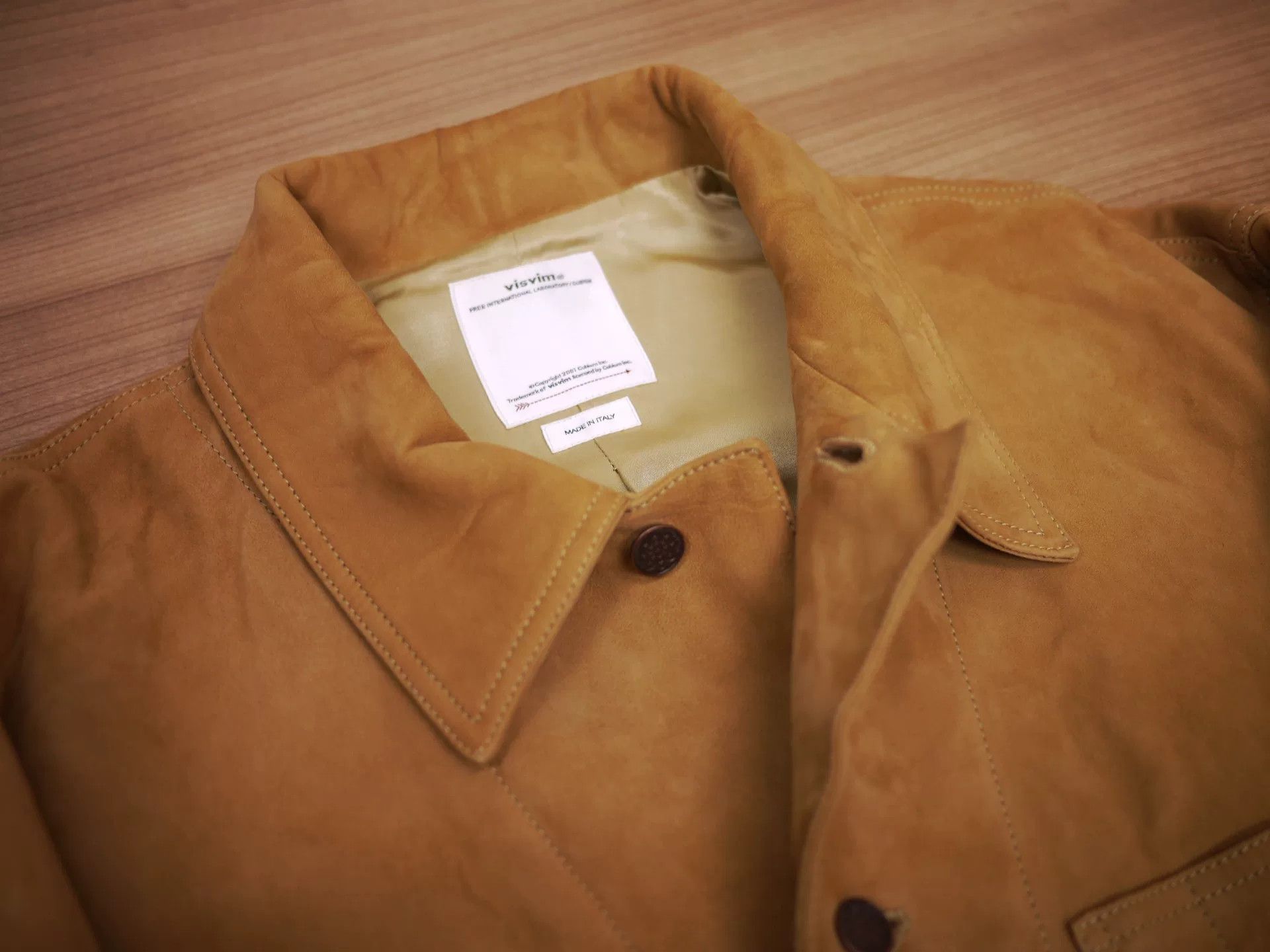 Visvim visvim baker coverall in beige suede Size US L / EU 52-54 / 3 - 5 Thumbnail