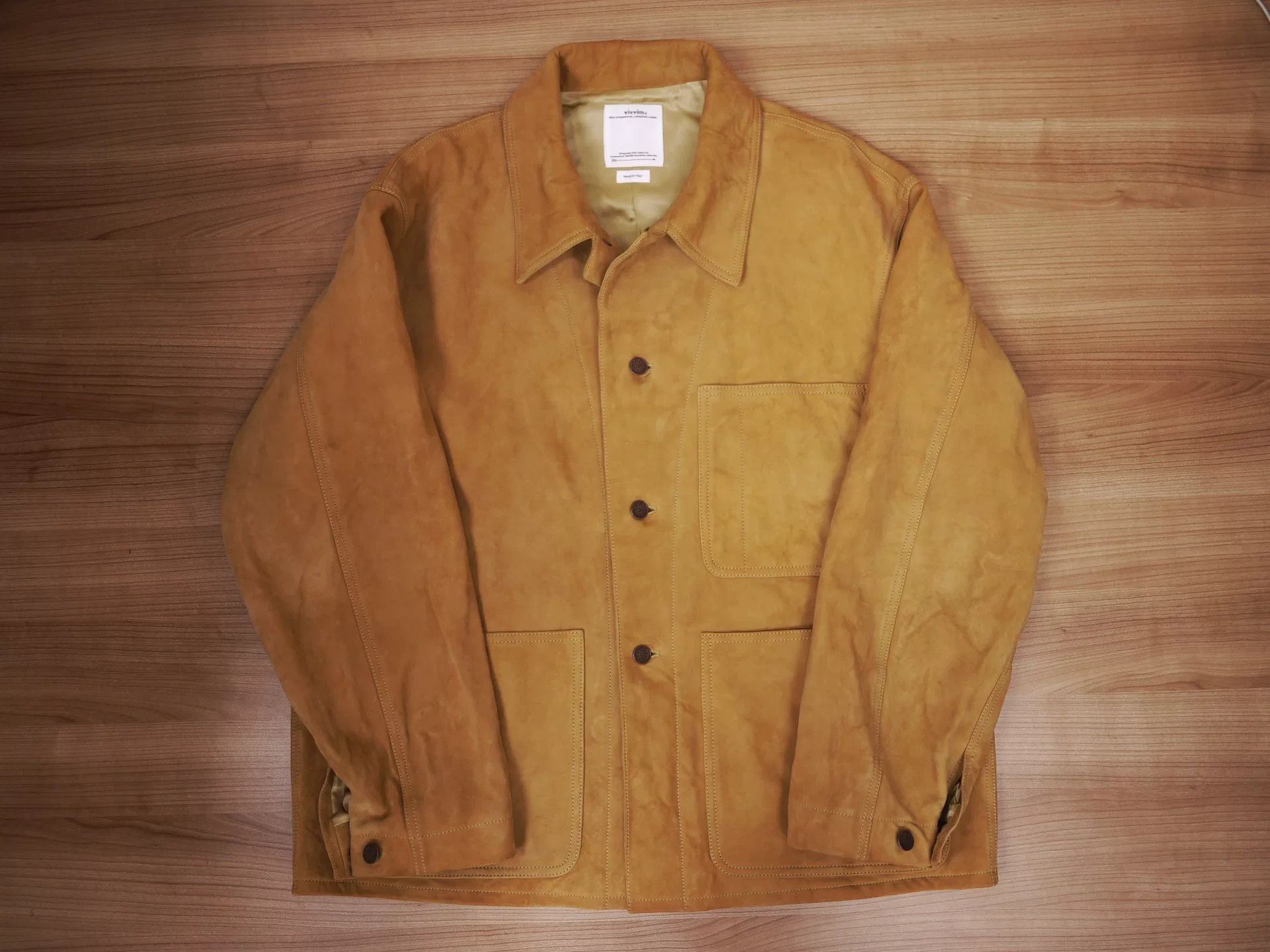 Visvim visvim baker coverall in beige suede Size US L / EU 52-54 / 3 - 2 Thumbnail