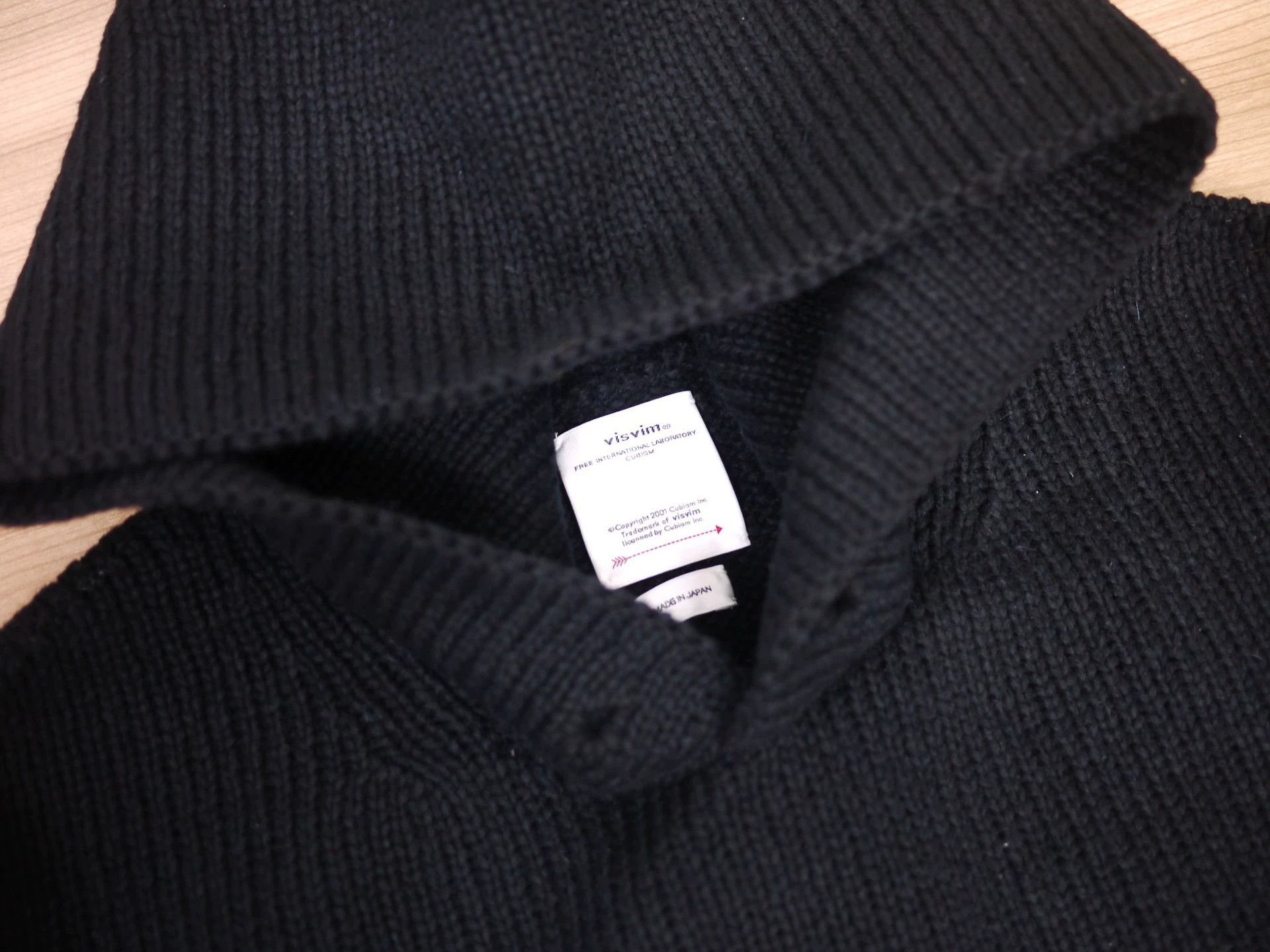 Visvim visvim black amplus knit pullover hoodie Size US L / EU 52-54 / 3 - 4 Thumbnail