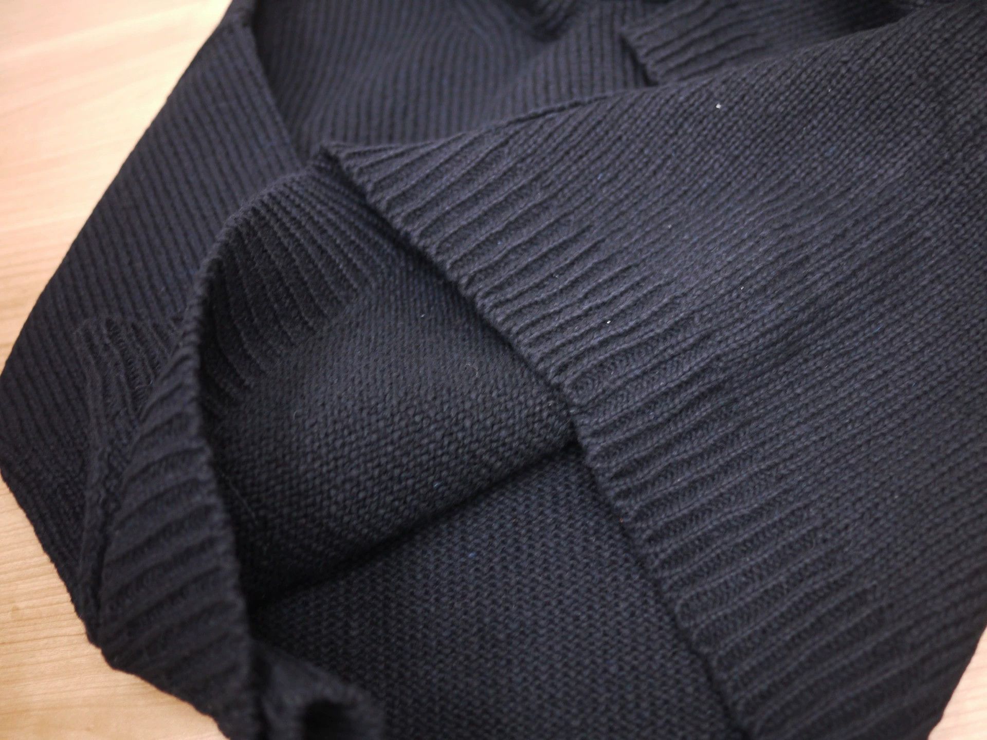 Visvim visvim black amplus knit pullover hoodie Size US L / EU 52-54 / 3 - 6 Thumbnail