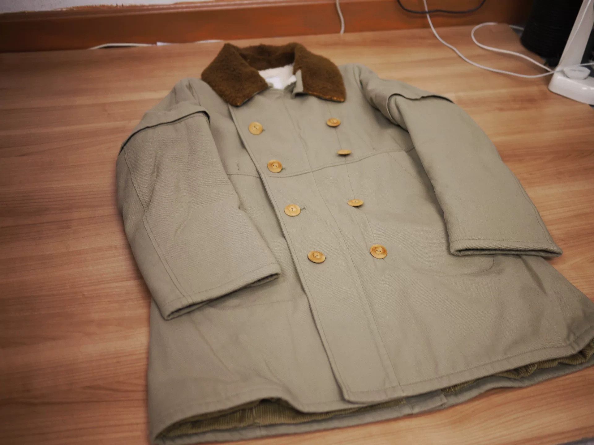 Visvim visvim howland sheepskin jacket in khaki Size US S / EU 44-46 / 1 - 2 Thumbnail