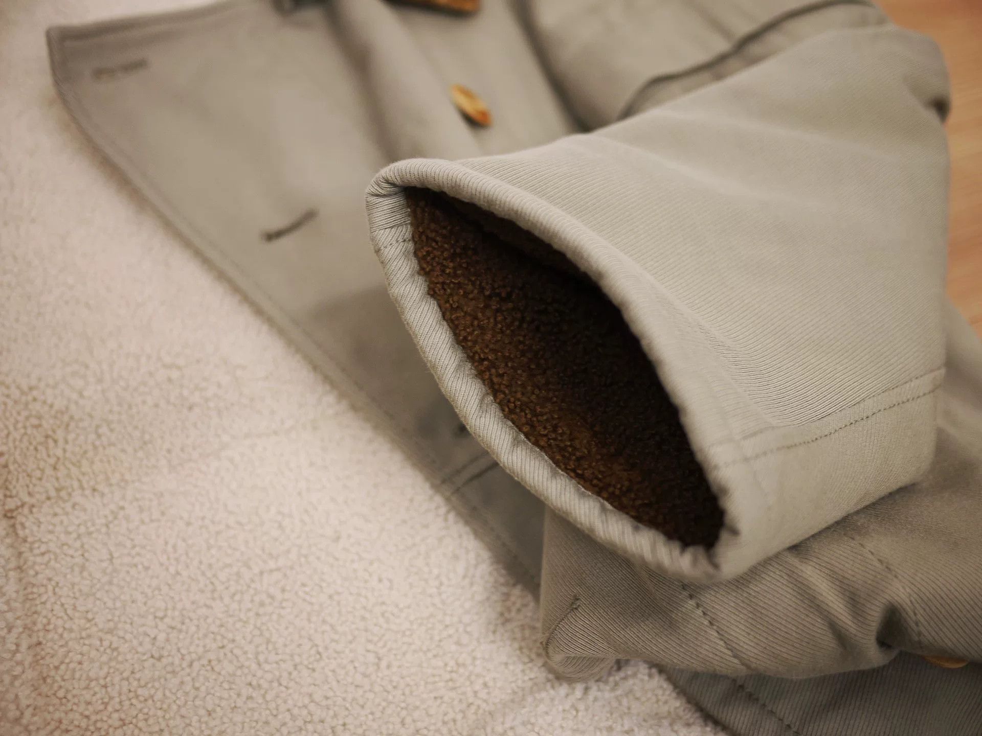 Visvim visvim howland sheepskin jacket in khaki Size US S / EU 44-46 / 1 - 7 Thumbnail