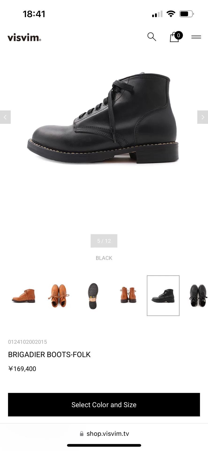 Visvim visvim brigadier boots folk in black Size US 8.5 / EU 41-42 - 7 Thumbnail