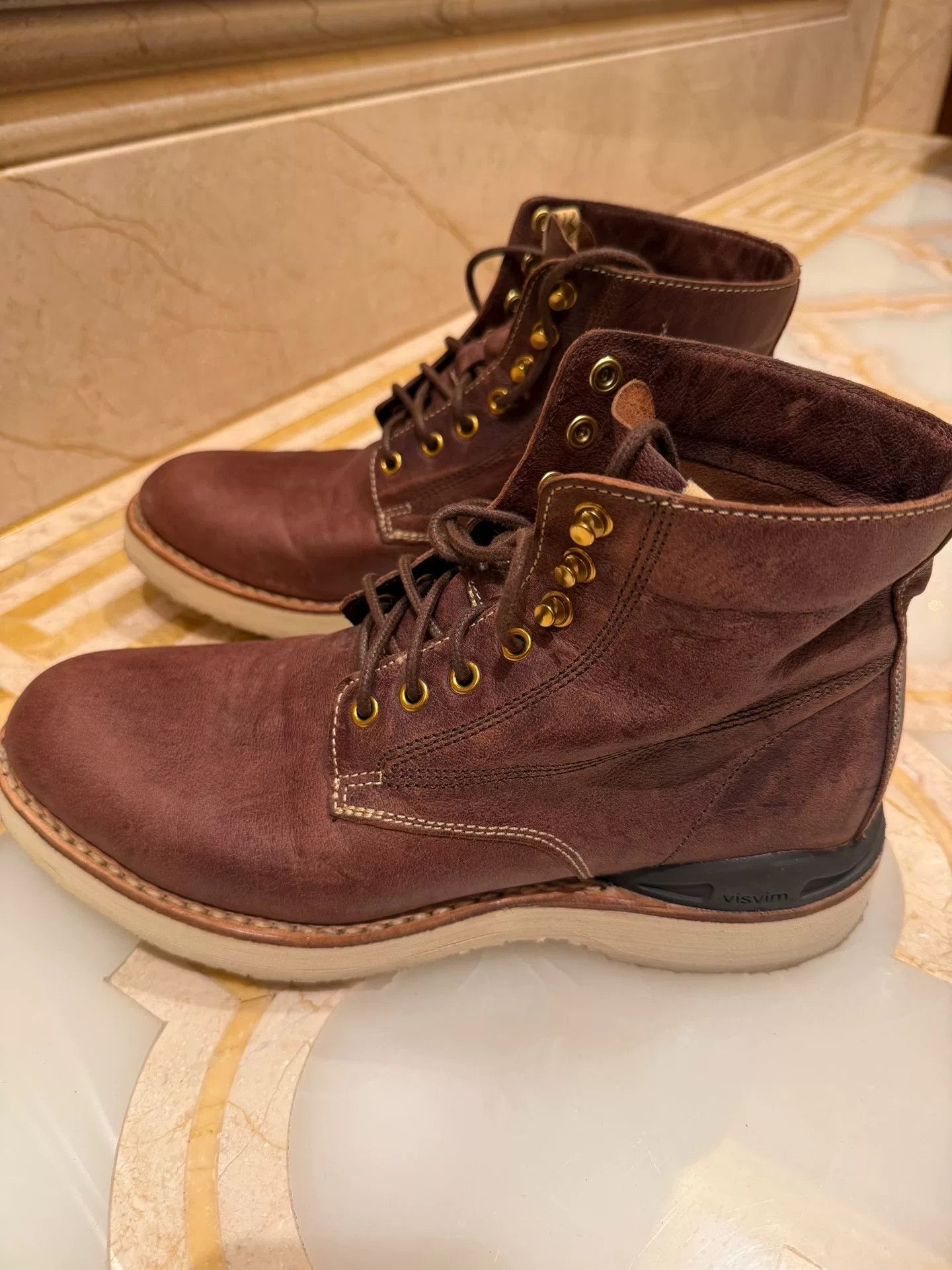 Visvim visvim virgil boots folk kngr dk brown Size US 8 / EU 41 - 2 Thumbnail