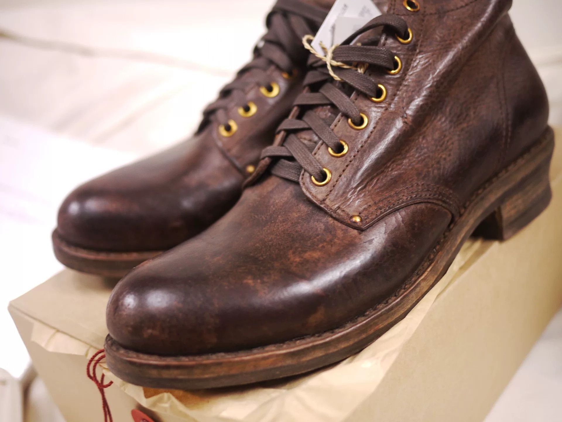 Visvim visvim brigadier boots in dark brown Size US 10.5 / EU 43-44 - 2 Thumbnail