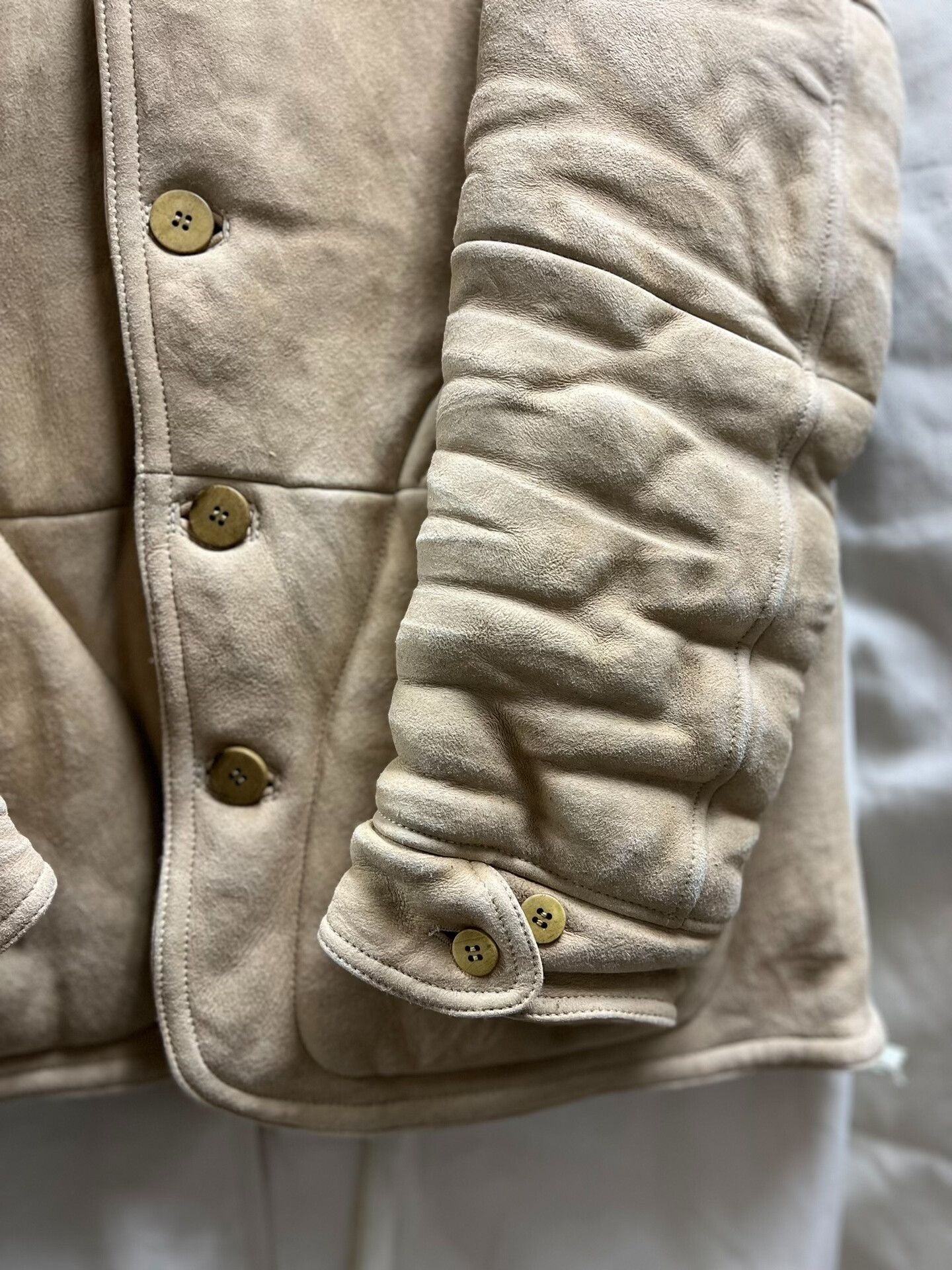 Visvim visvim eton jacket in sheepskin beige Size US S / EU 44-46 / 1 - 3 Thumbnail