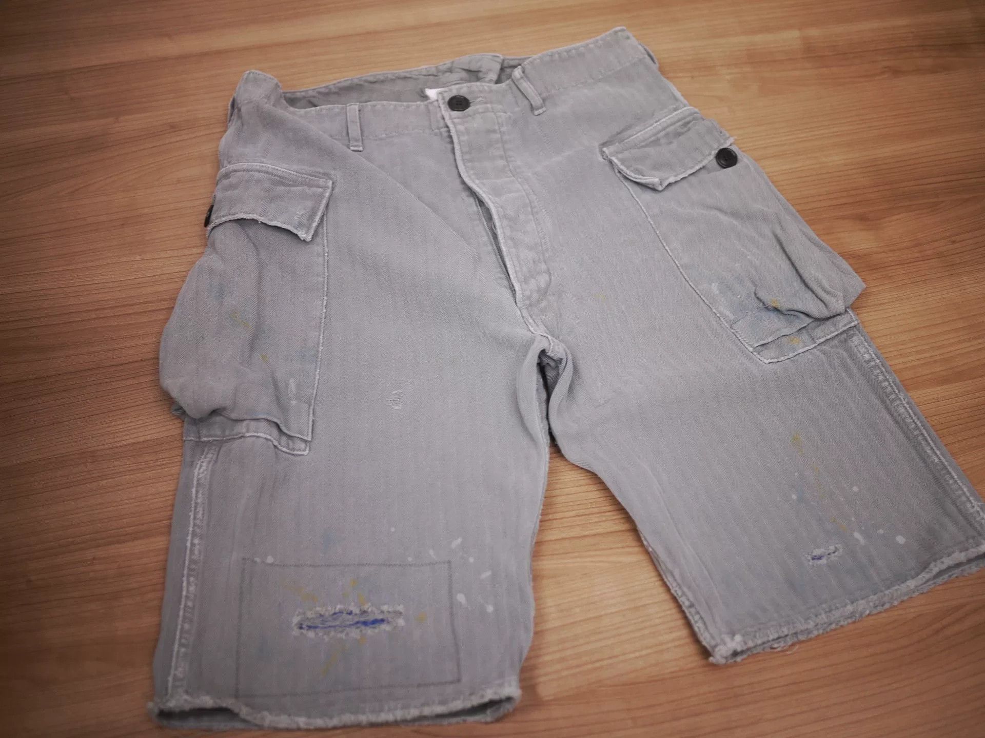 Visvim visvim veterans crash shorts in grey Size US 26 / EU 42 - 2 Thumbnail