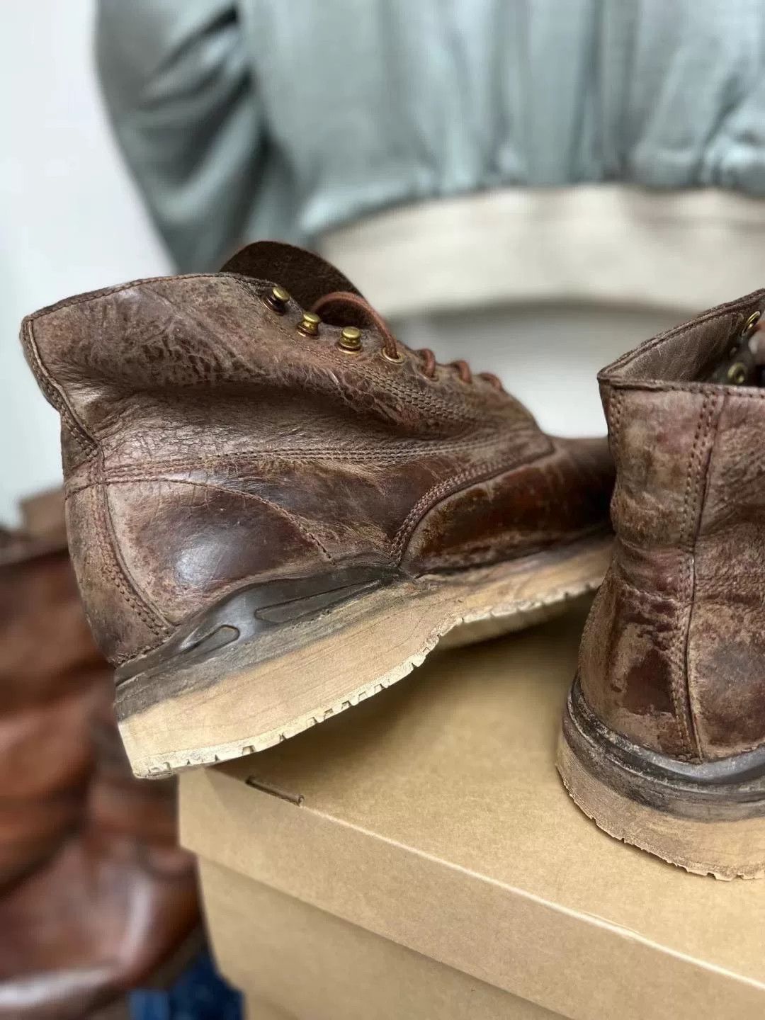 Visvim visvim ict virgil brown boots size m9 Size US 9 / EU 42 - 7 Thumbnail