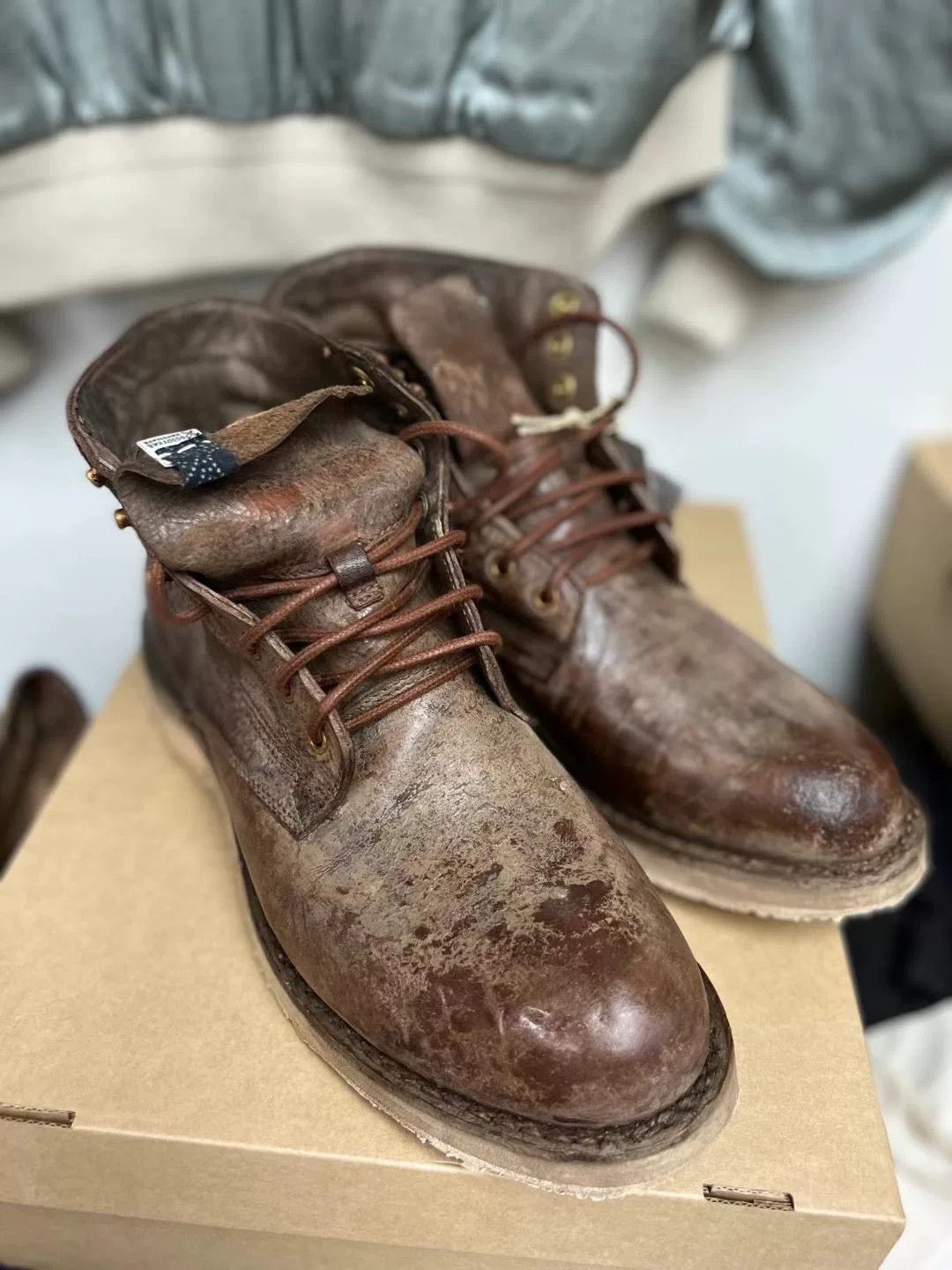Visvim visvim ict virgil brown boots size m9 Size US 9 / EU 42 - 4 Thumbnail