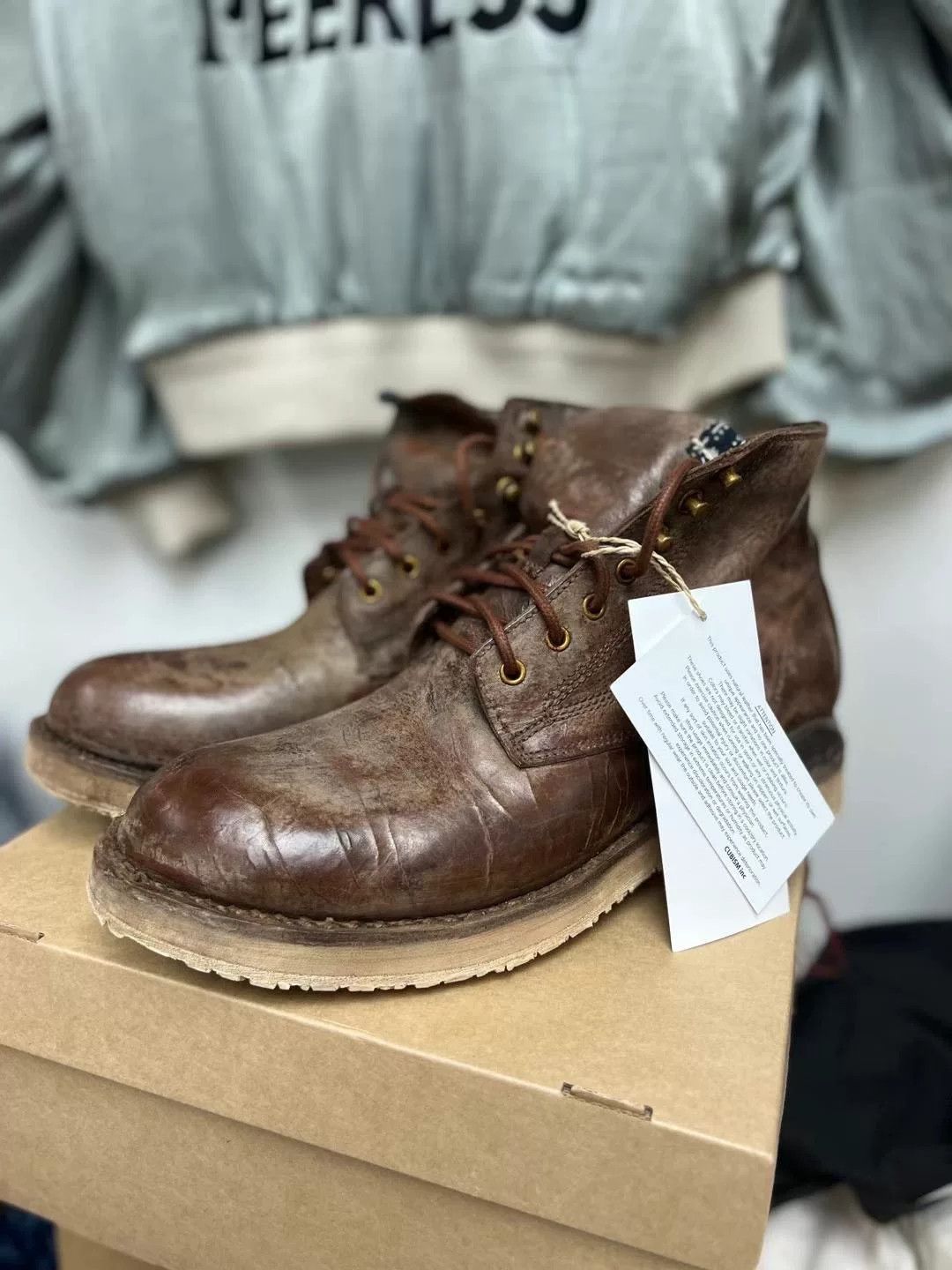 Visvim visvim ict virgil brown boots size m9 Size US 9 / EU 42 - 2 Thumbnail