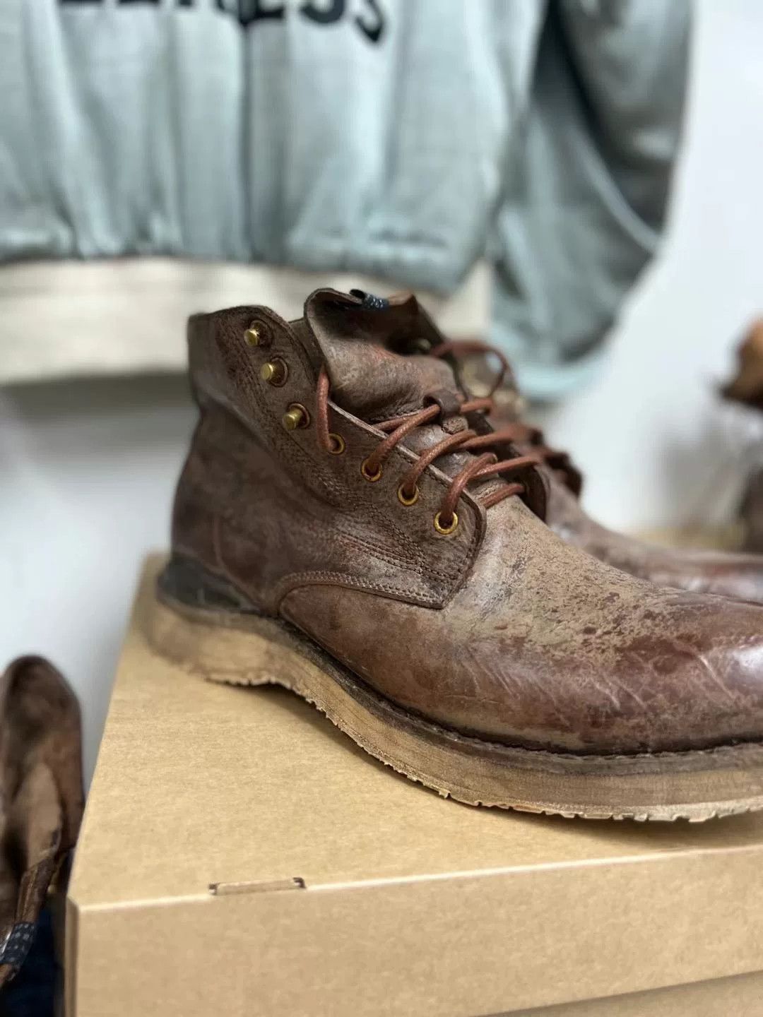 Visvim visvim ict virgil brown boots size m9 Size US 9 / EU 42 - 5 Thumbnail