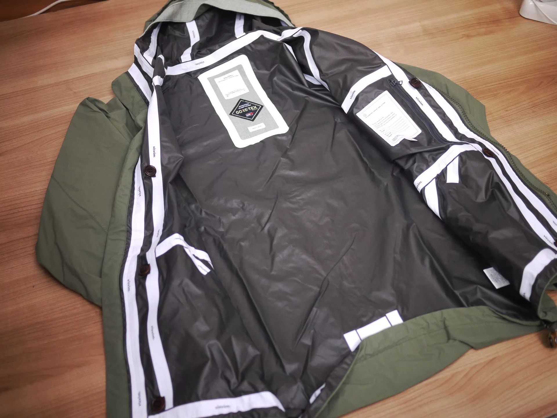 Visvim visvim nomad jacket 2.5l goretex olive Size US M / EU 48-50 / 2 - 7 Thumbnail