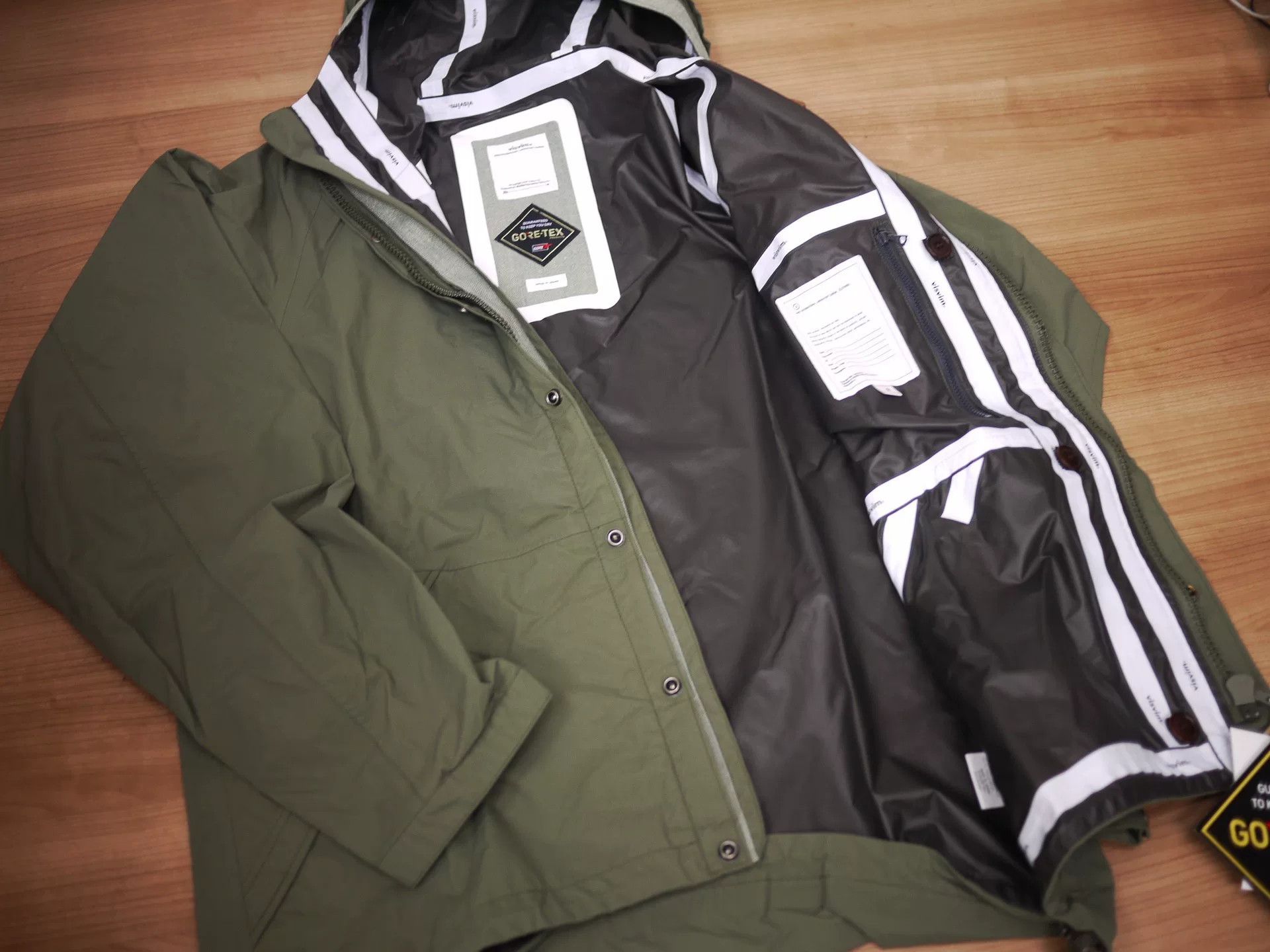 Visvim visvim nomad jacket 2.5l goretex olive Size US M / EU 48-50 / 2 - 5 Thumbnail