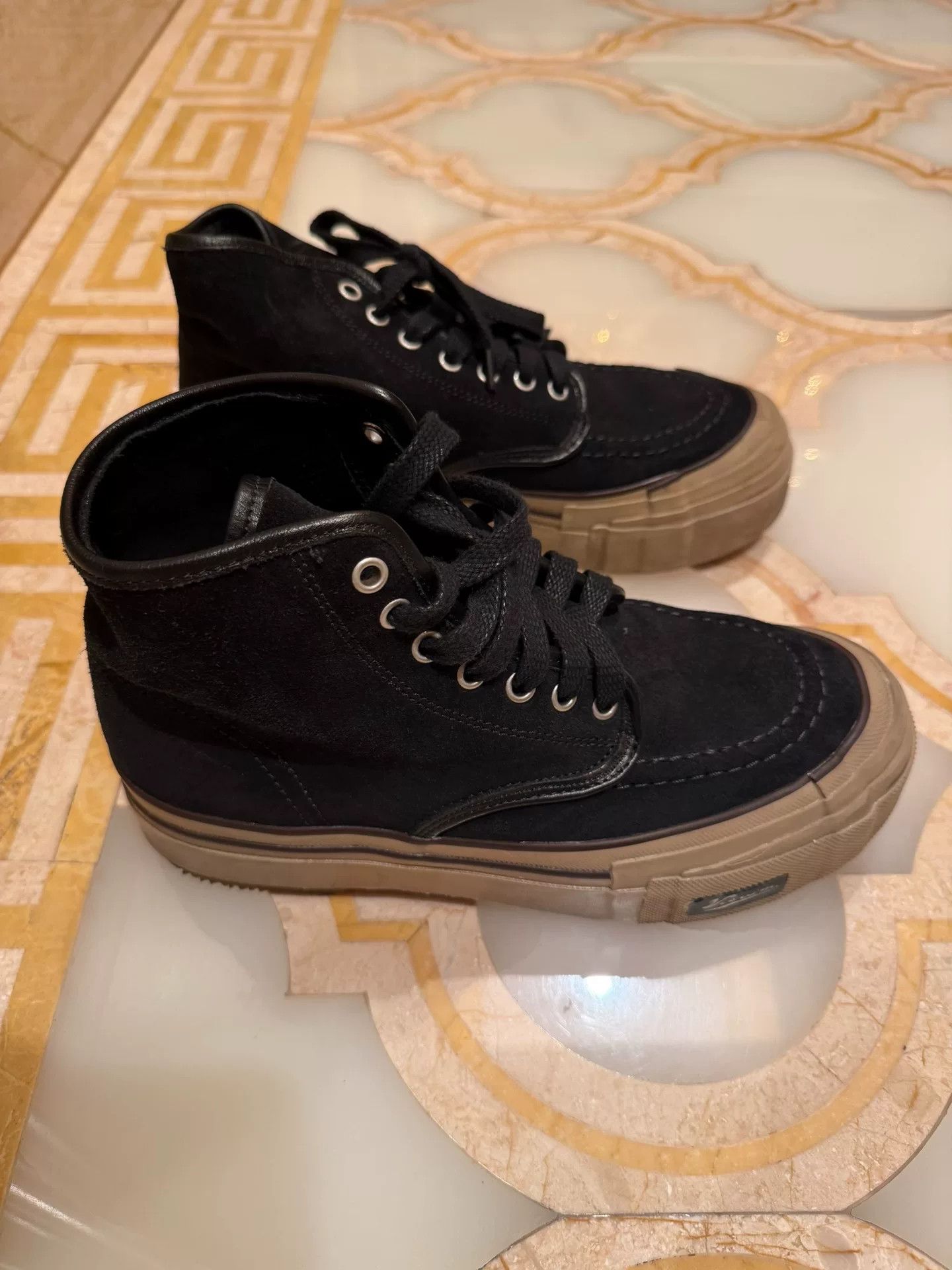 Visvim visvim liskamn g.patten black sneakers Size US 8 / EU 41 - 2 Thumbnail
