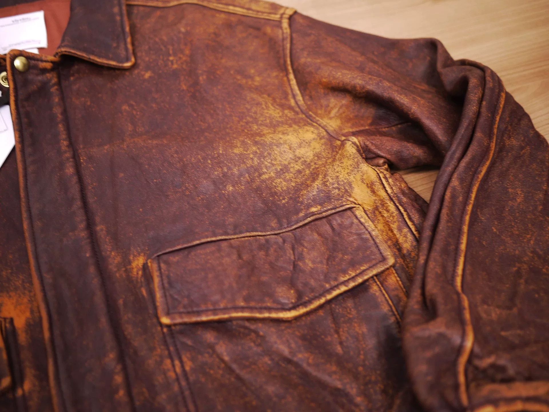 Visvim visvim elmenorf jacket burgundy leather Size US M / EU 48-50 / 2 - 3 Thumbnail