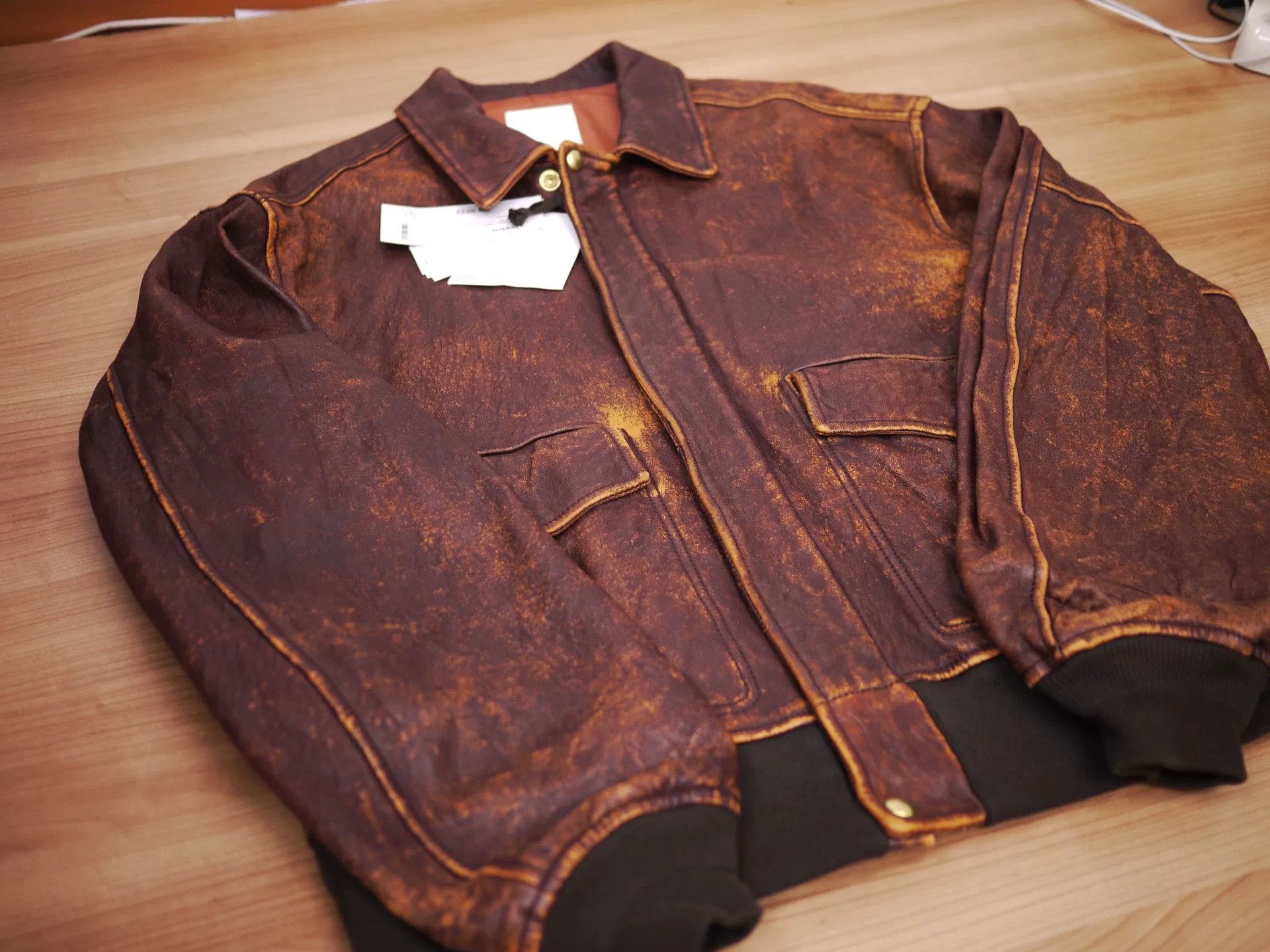 Visvim visvim elmenorf jacket burgundy leather Size US M / EU 48-50 / 2 - 2 Thumbnail