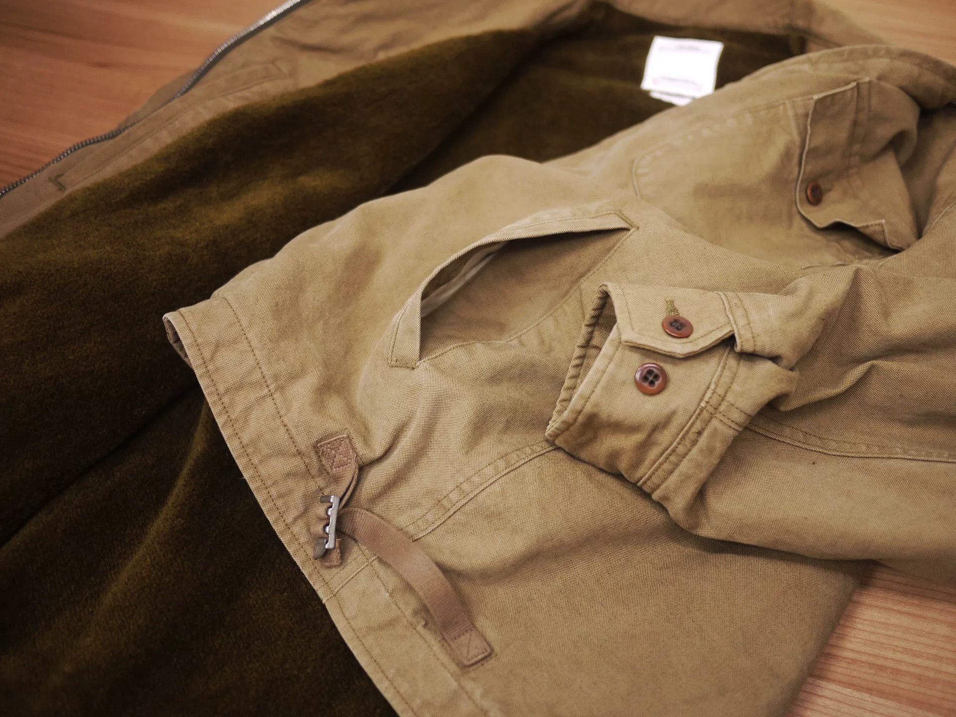 Visvim visvim rodney jacket in khaki color Size US M / EU 48-50 / 2 - 8 Thumbnail