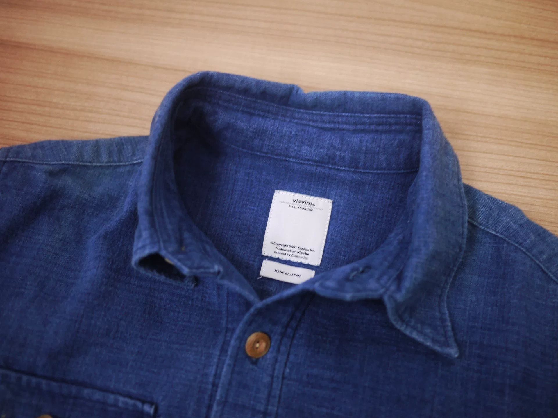 Visvim visvim black elk flannel shirt indigo size 1 Size US S / EU 44-46 / 1 - 5 Thumbnail
