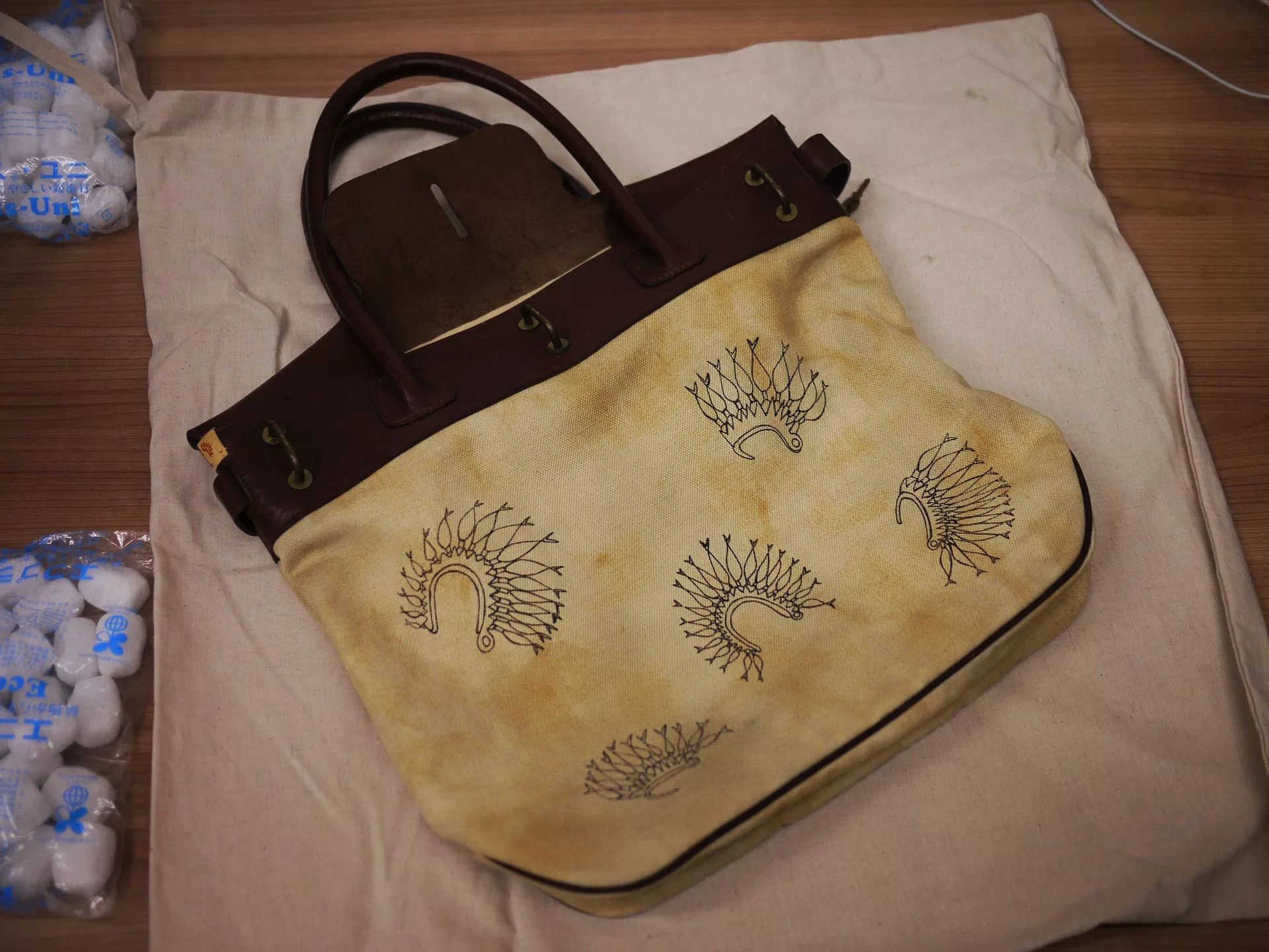 Visvim visvim mail satchel canvas bag beige Size ONE SIZE - 9 Thumbnail