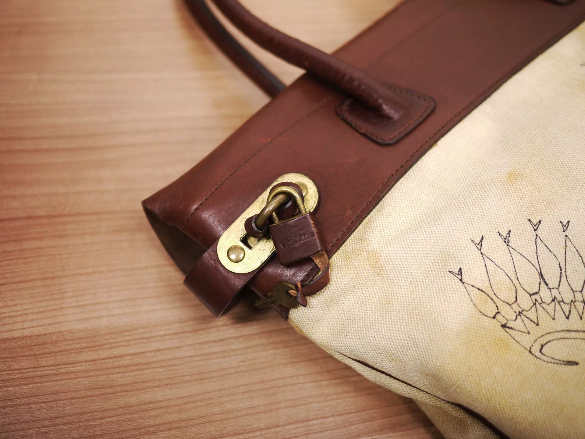 Visvim visvim mail satchel canvas bag beige Size ONE SIZE - 4 Thumbnail