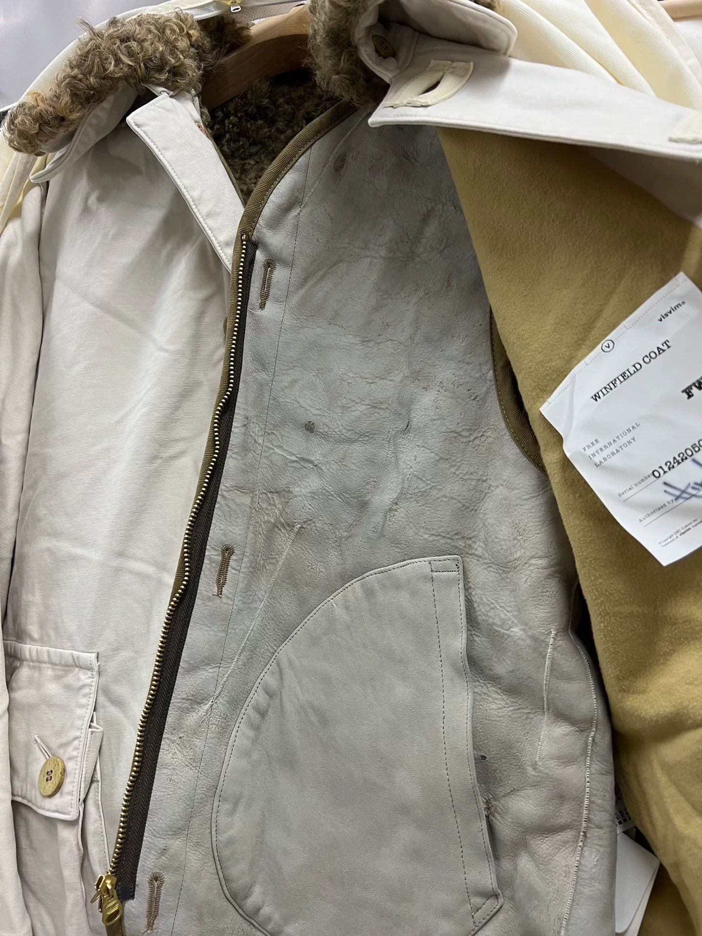 Visvim visvim winfield coat in ivory color Size US S / EU 44-46 / 1 - 7 Thumbnail