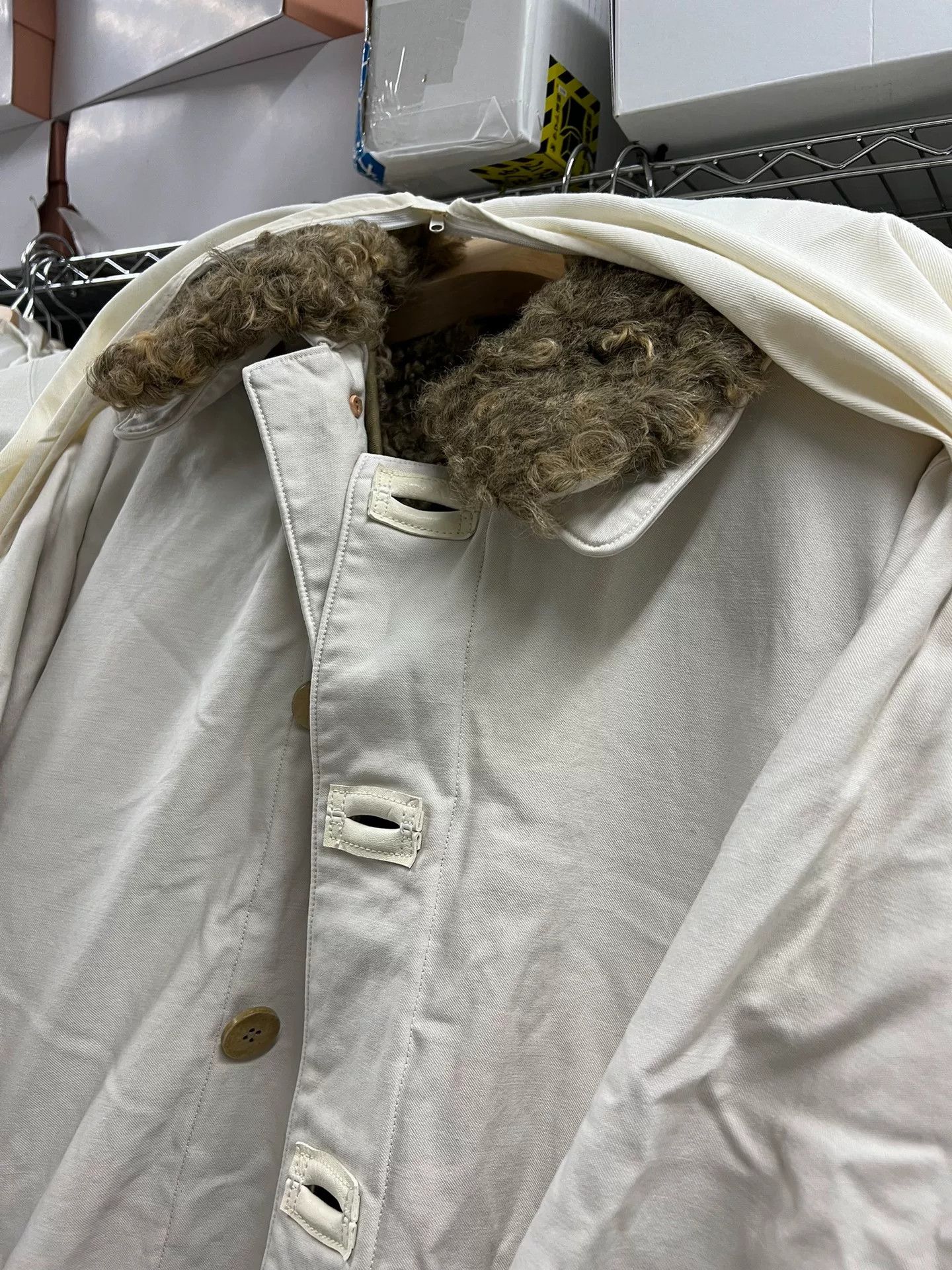 Visvim visvim winfield coat in ivory color Size US S / EU 44-46 / 1 - 2 Thumbnail