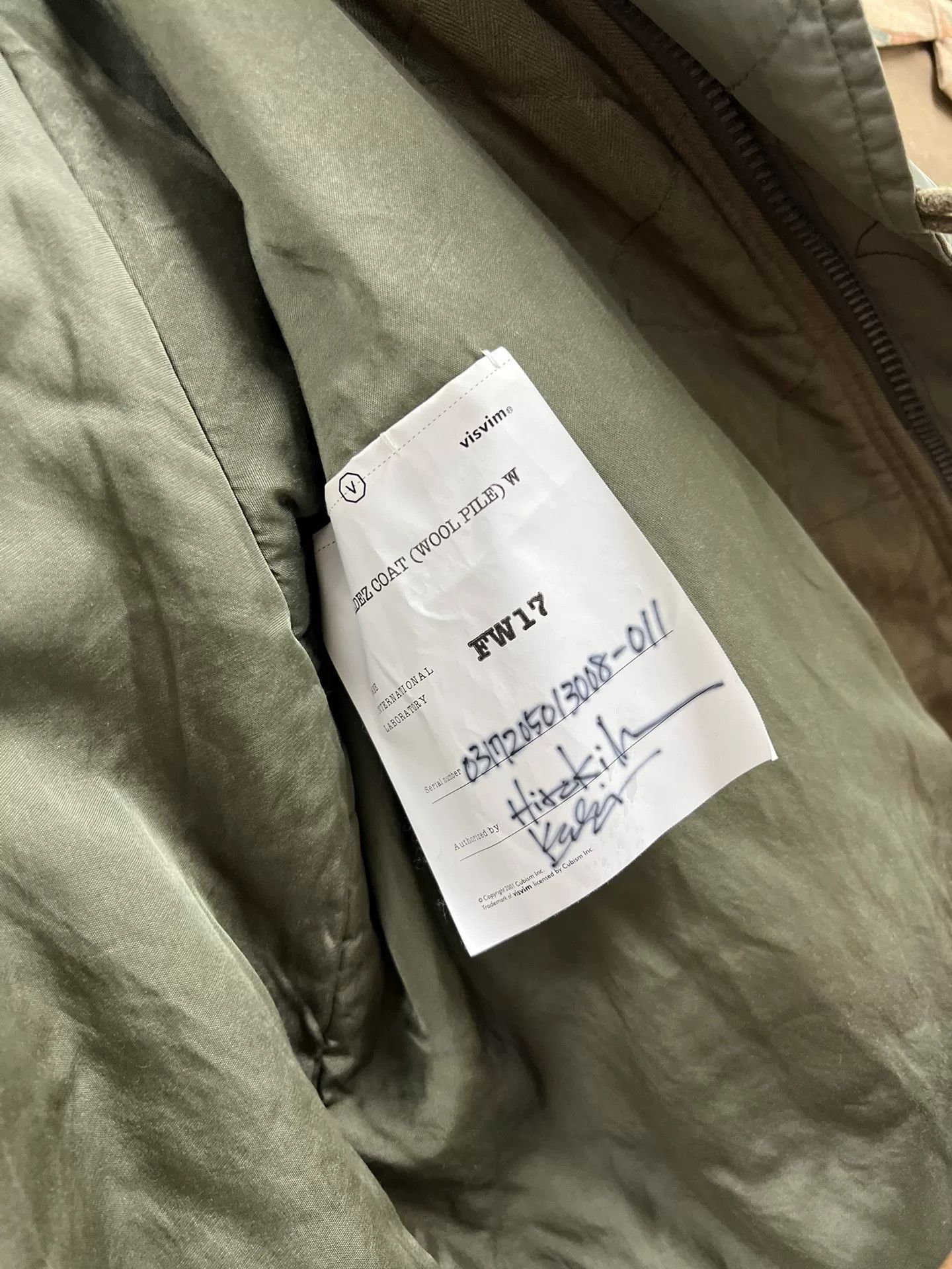 Visvim visvim wmv valdez coat in olive green Size US S / EU 44-46 / 1 - 6 Thumbnail