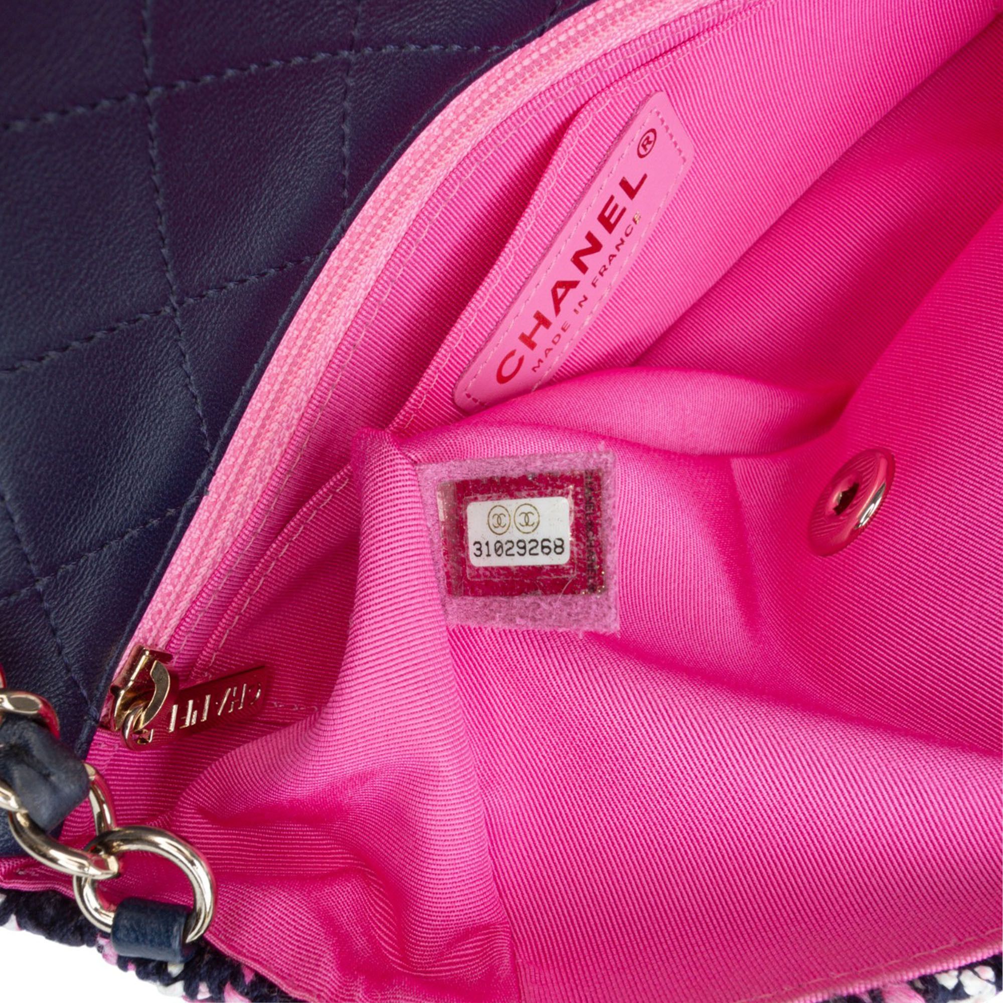 Chanel Chanel Mini Rectangular Classic Multicolor Cotton Stitched Single Flap Size ONE SIZE - 6 Thumbnail