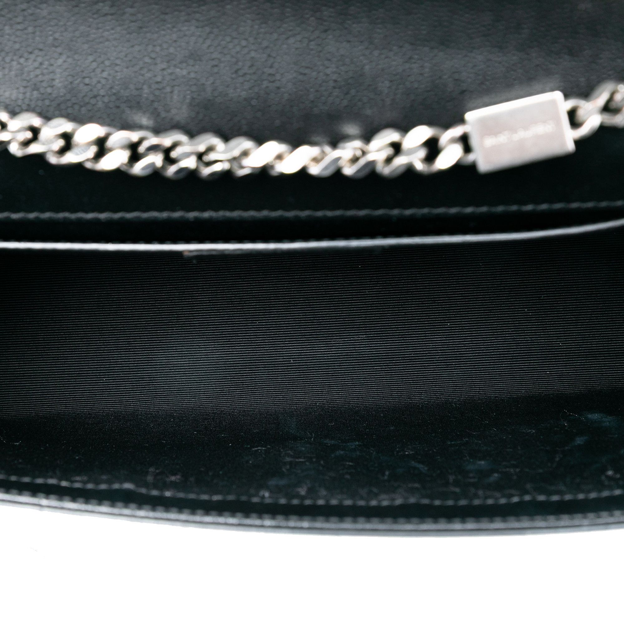 Yves Saint Laurent Yves Saint Laurent Medium Grain De Poudre Leather Monogram Kate Crossbody Size ONE SIZE - 4 Thumbnail