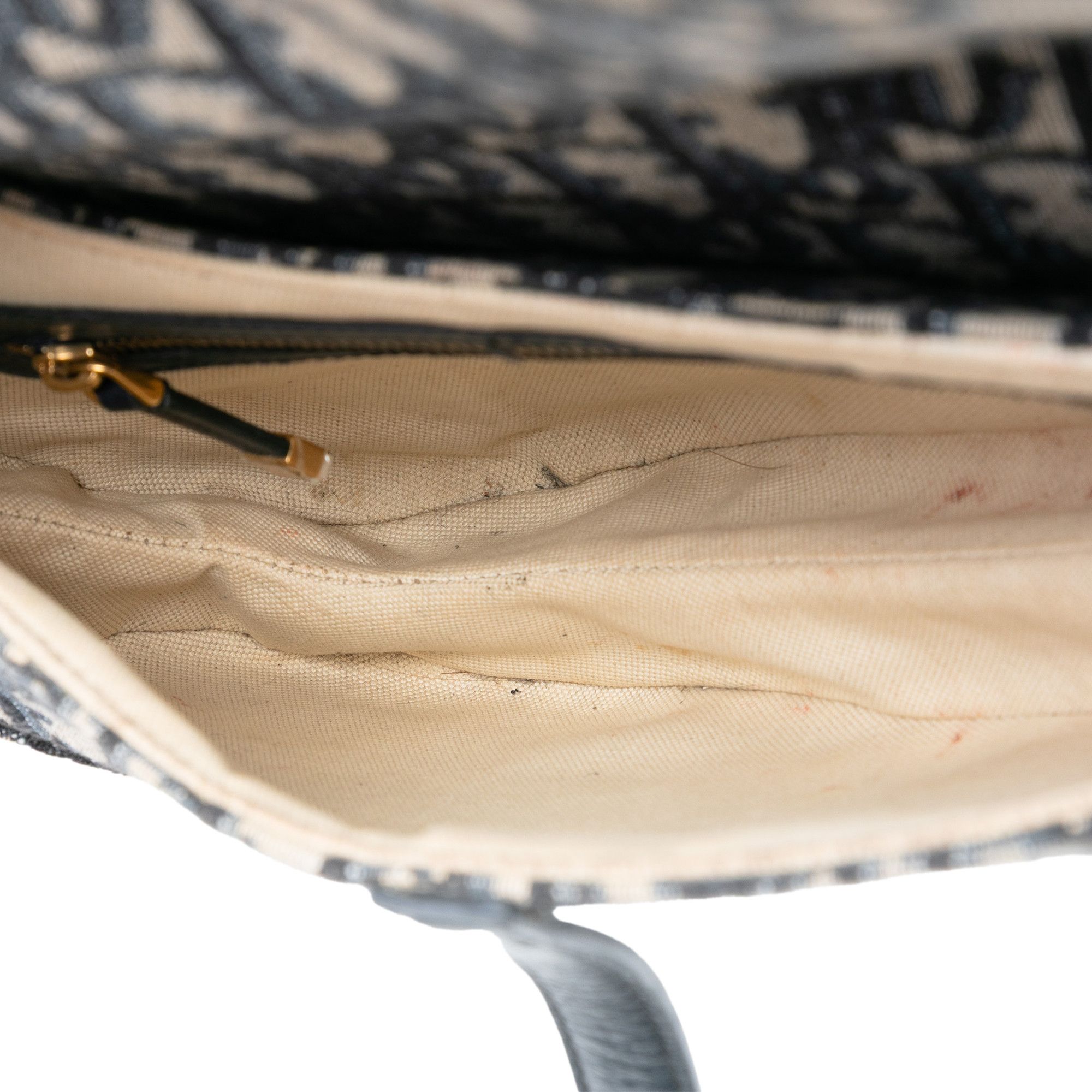 Dior Oblique Canvas Saddle Bag
