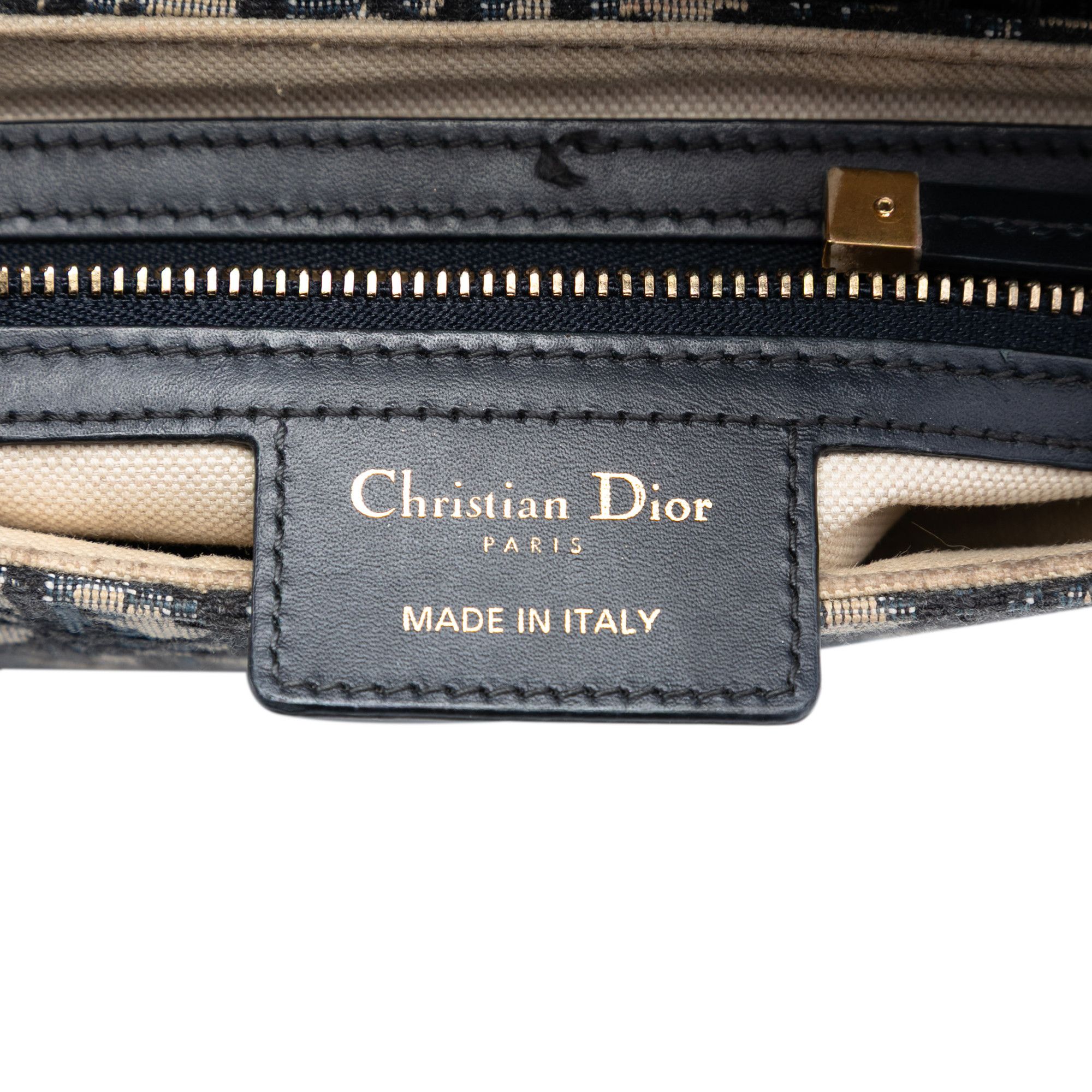 Dior Oblique Canvas Saddle Bag