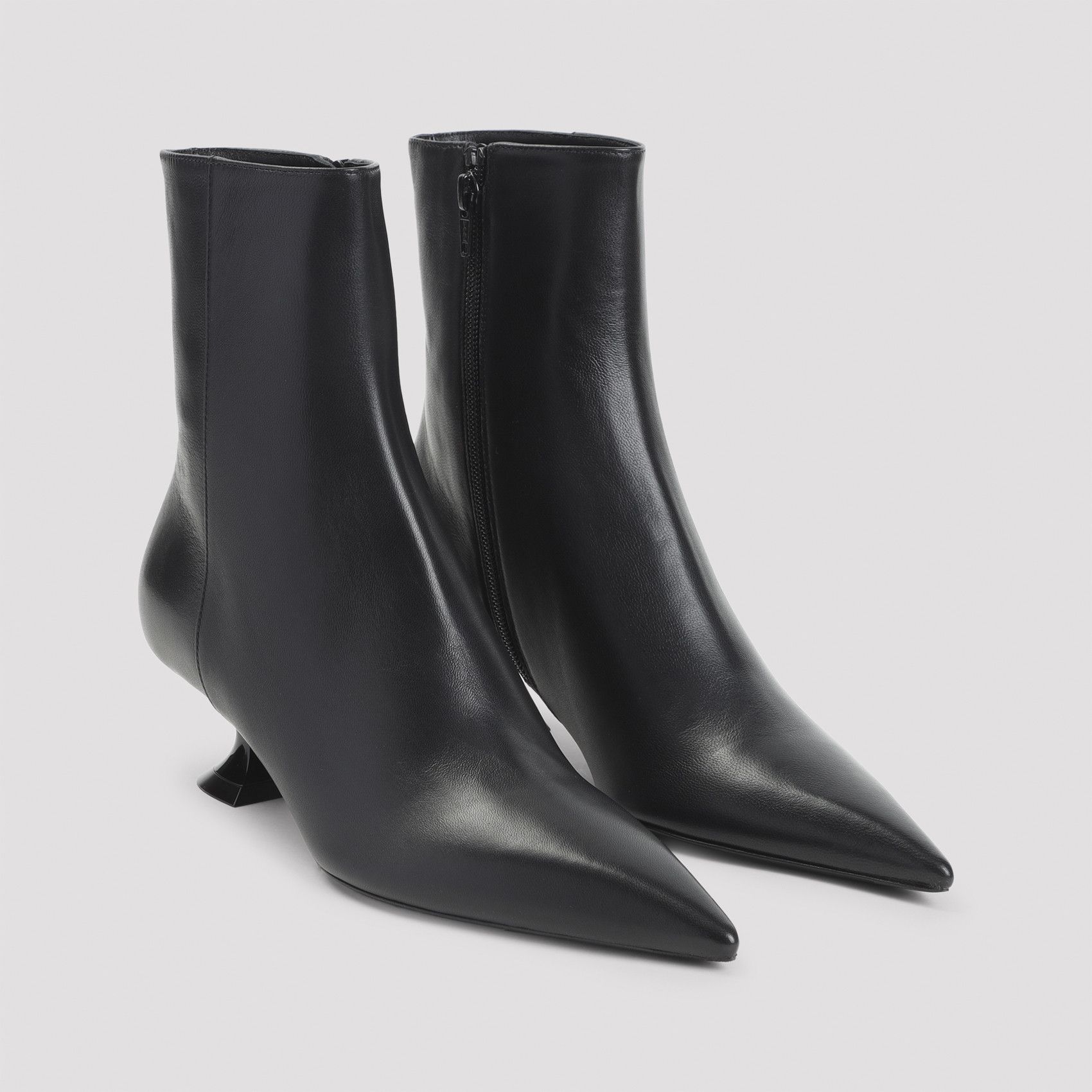 Lanvin Lanvin Kitten Heell 50 mm Ankle Boots Size US 8.5 / IT 38.5 - 3 Thumbnail
