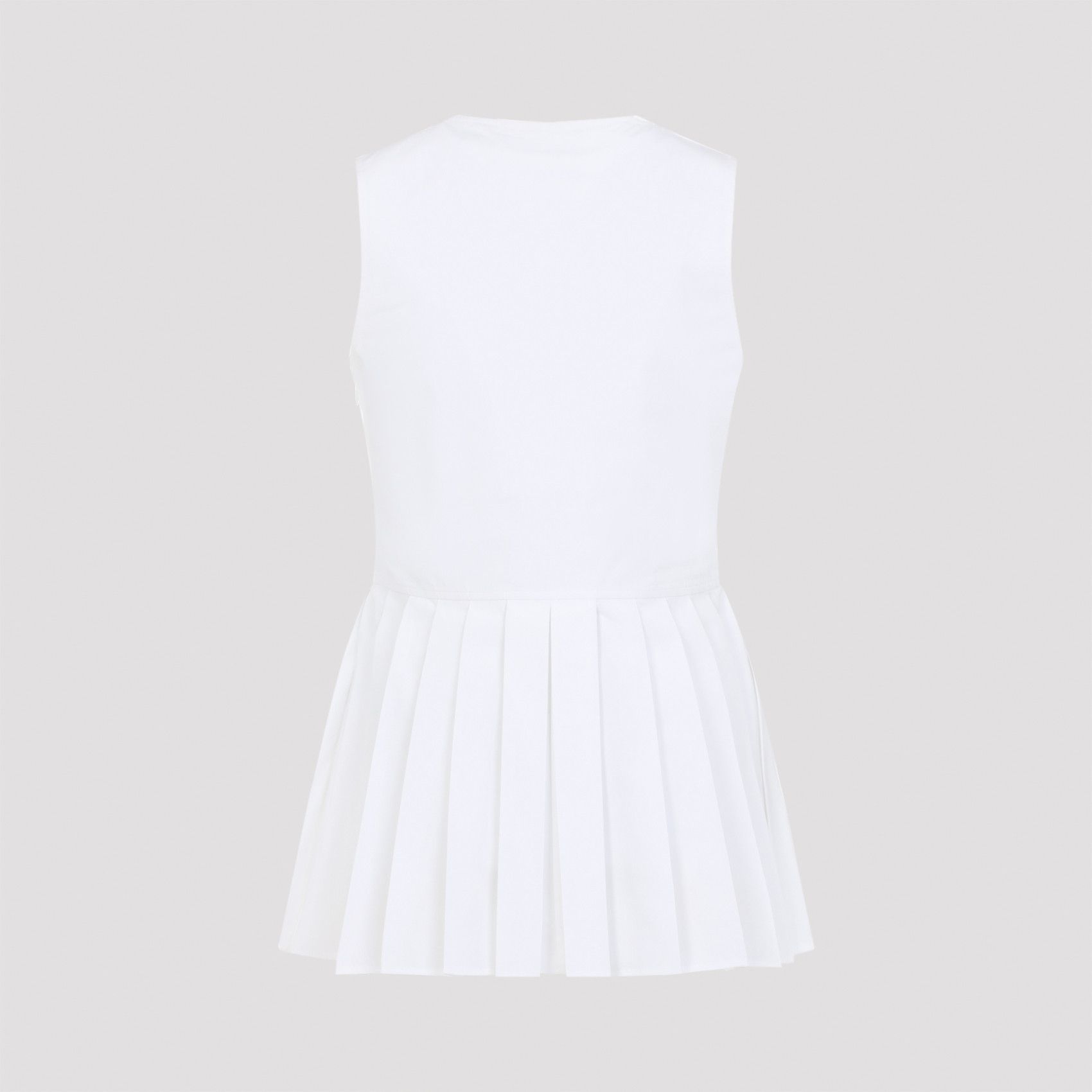 Jil Sander Jil Sander Sleveless A-Line Pleated Top Size XS / US 0-2 / IT 36-38 - 2 Thumbnail
